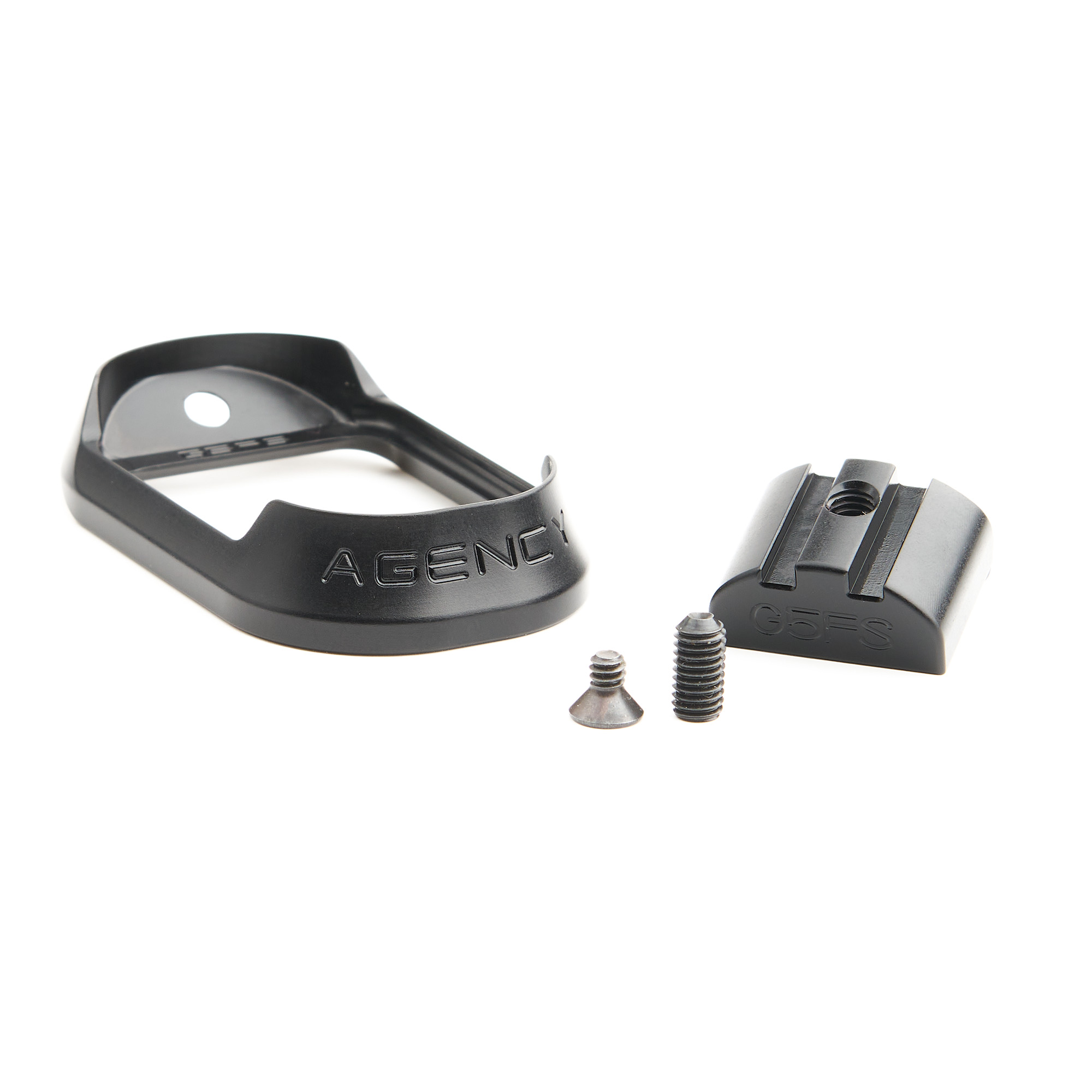 Agency Arms Duty Magwell Fits Glock 17 Gen 5 No Back Strap Matte Finish