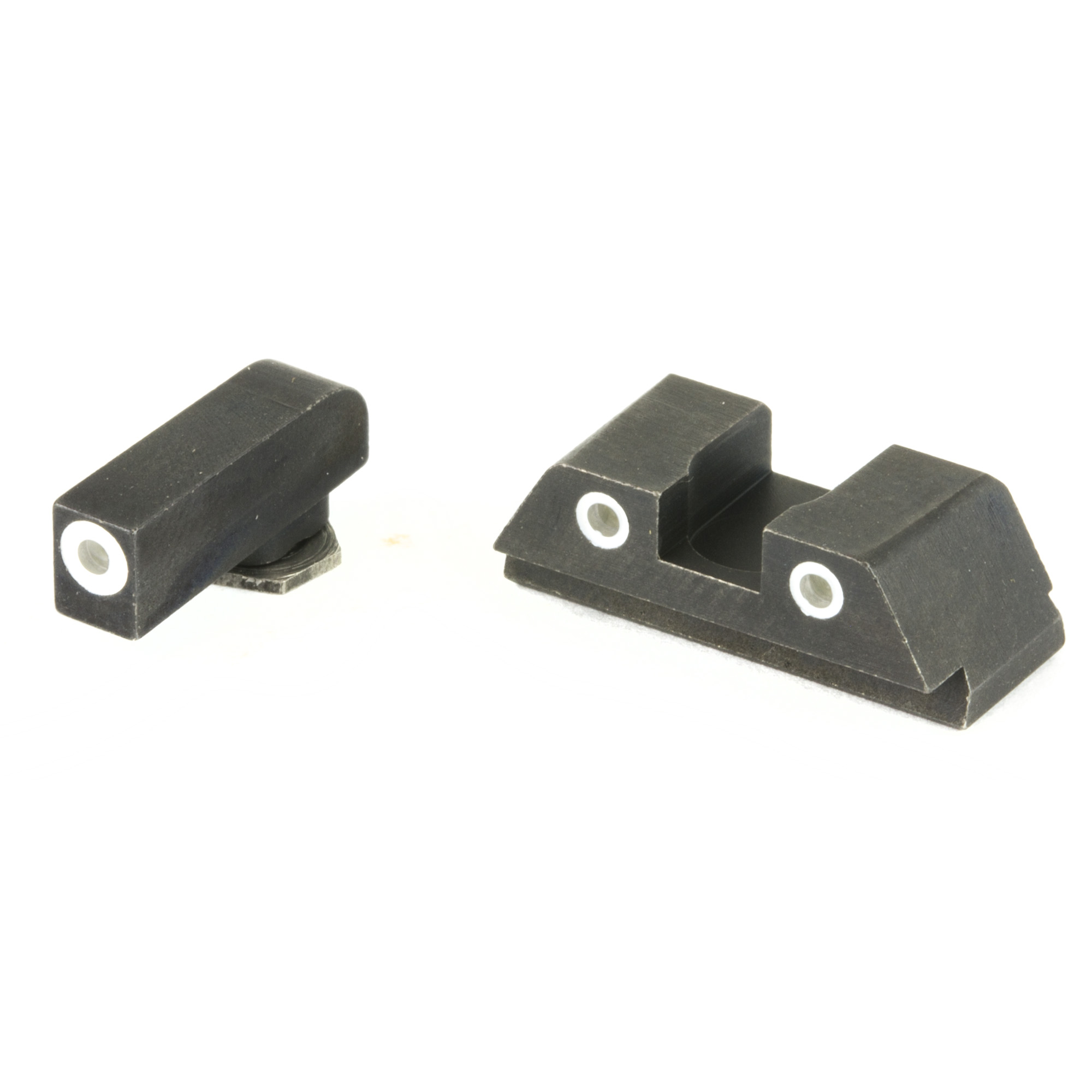 AmeriGlo For Glock Classic Style 3 Dot Grn Trit Whit Outlin FrntRear Sghts - Ameriglo - STEEL