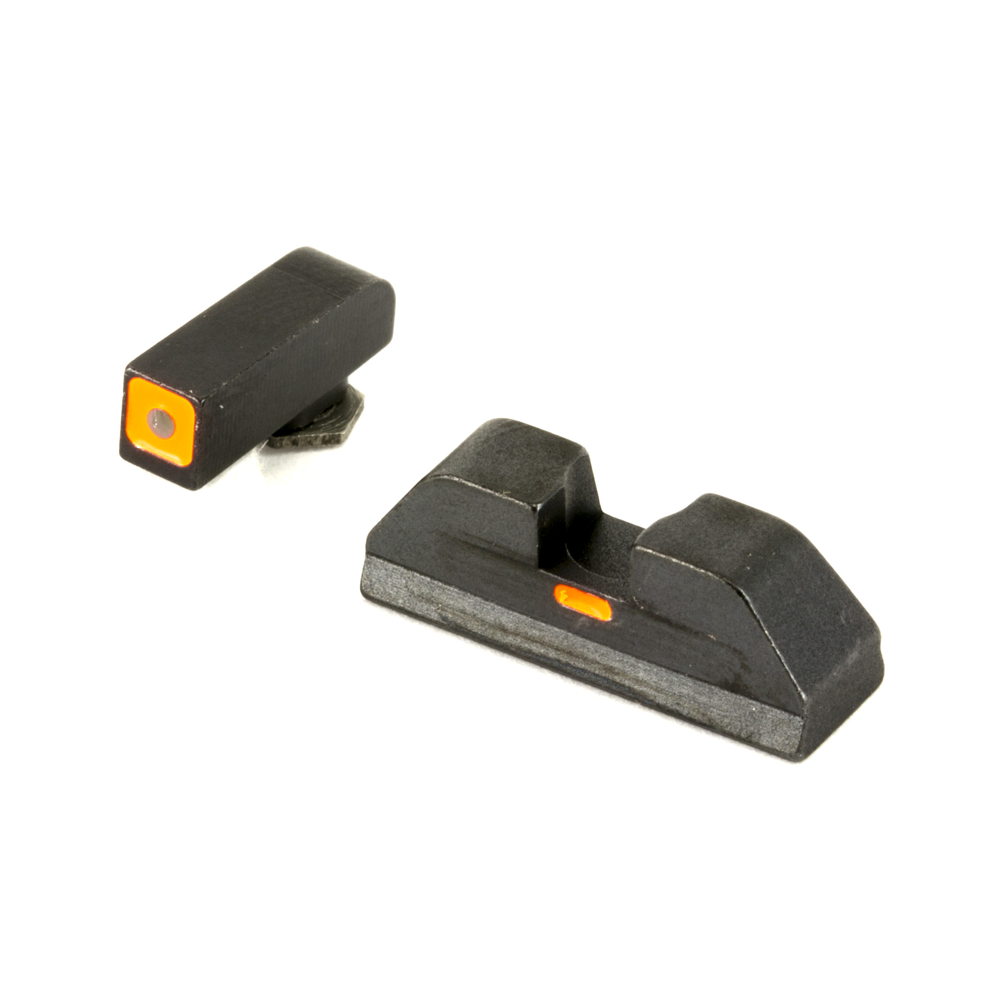 AmeriGlo GL-616 Glock Sight Set Green Tritium Orange Outline - AmeriGlo - STEEL