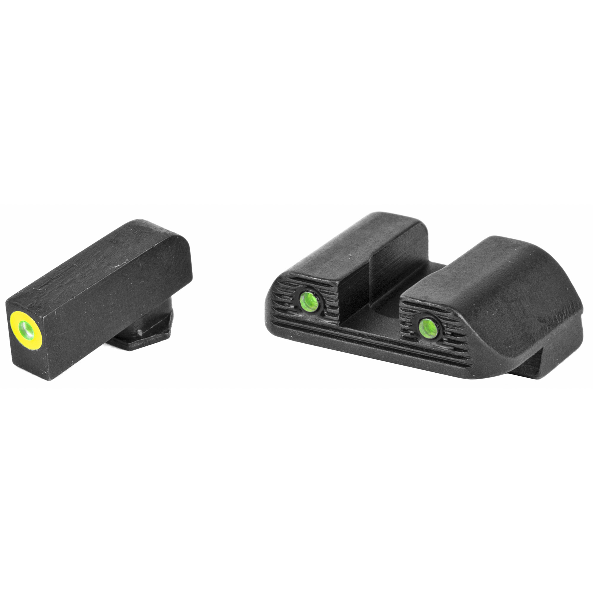 AmeriGlo GL822 Trooper Sight Set for Glock Green Tritium LumiGreen Outl... - Ameriglo - STEEL