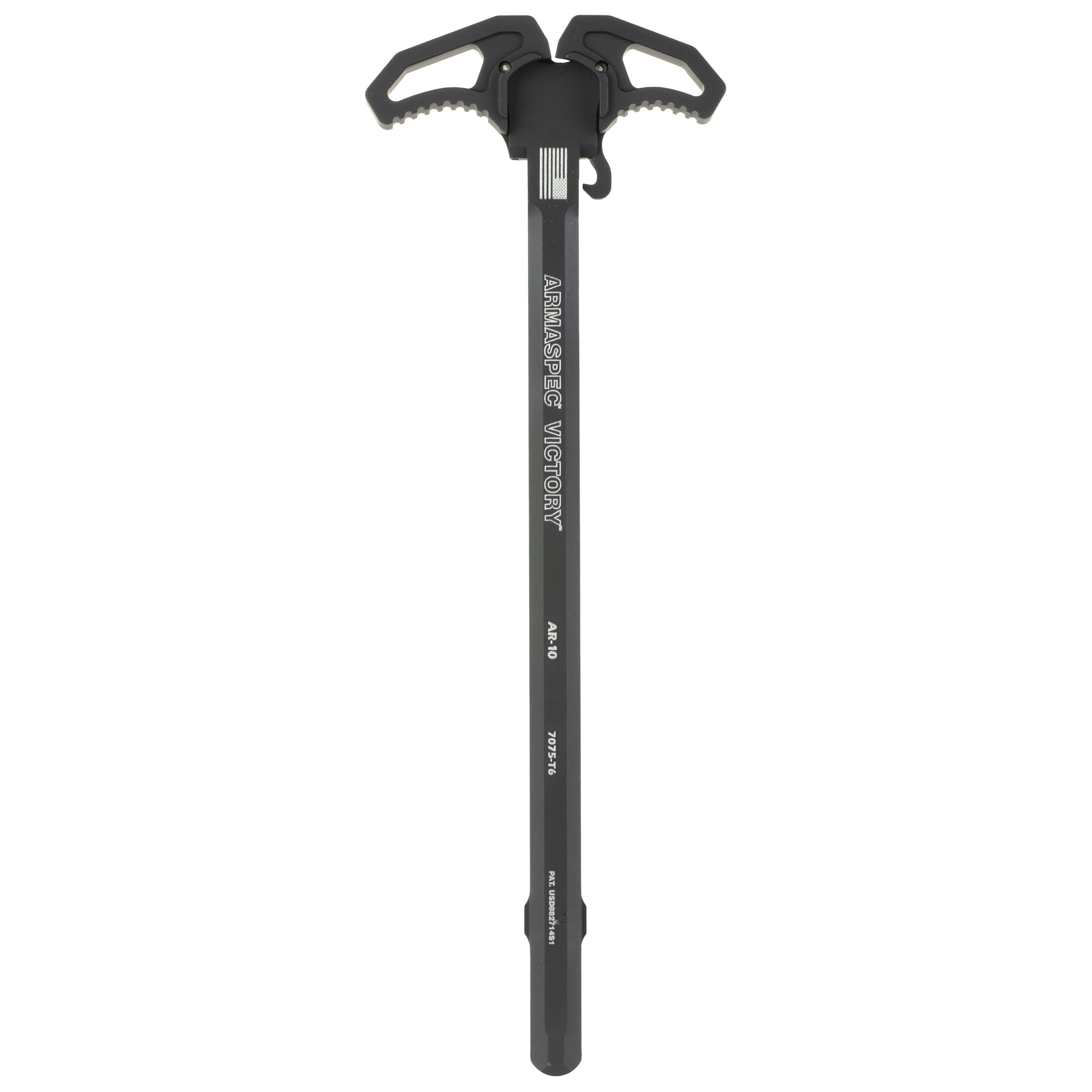 Armaspec ARM162BLK Victory AR-10 Ambidextrous Charging Handle Black - Armaspec