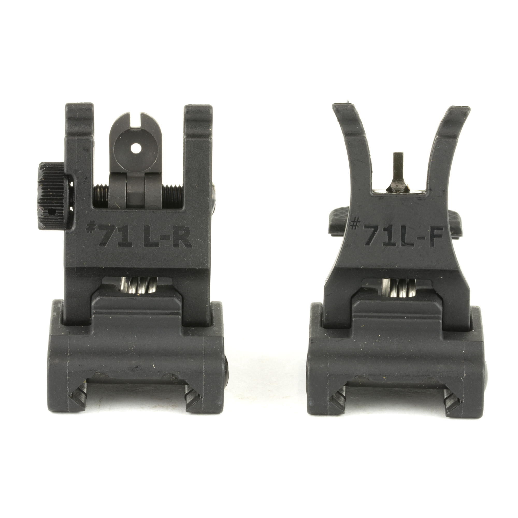 ARMS 71LF Folding Front and Rear Sight Set Polymer Picatinny