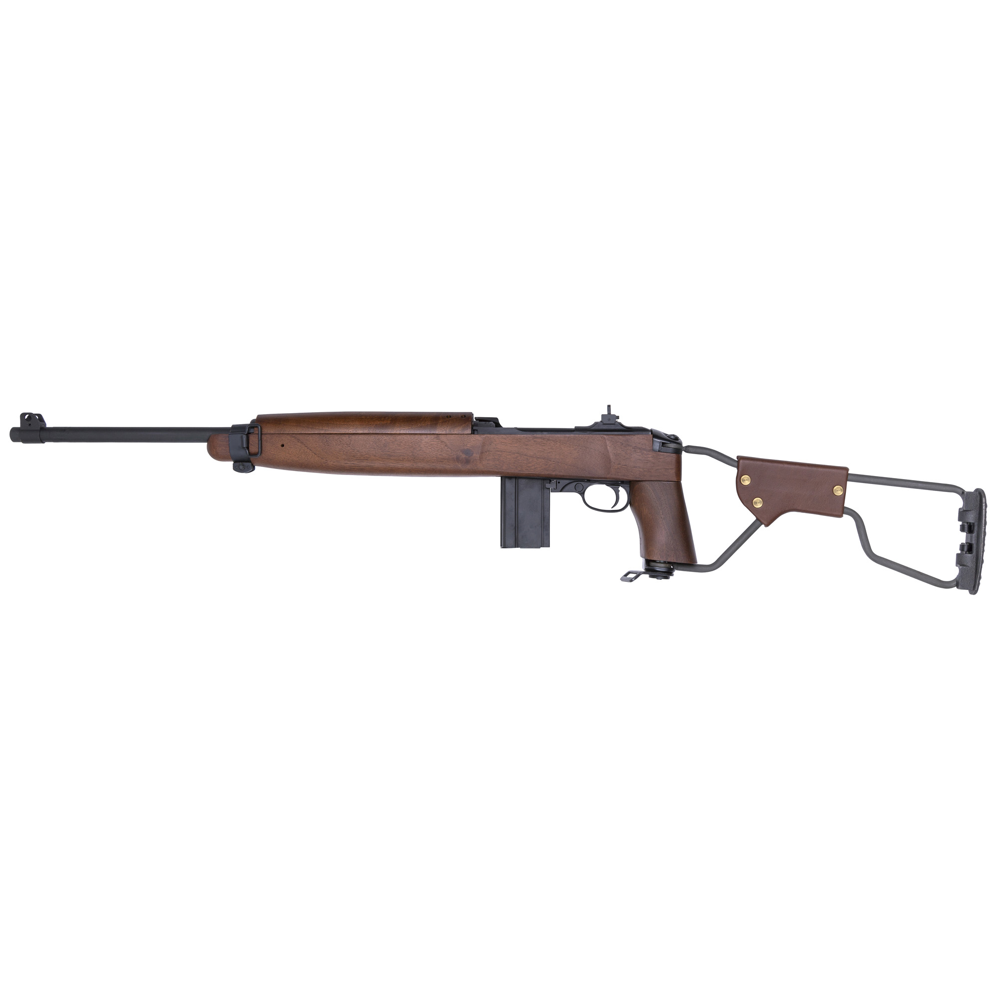 Auto-Ordnance AOM150 M1 Paratrooper Semi-Auto Rifle, 30 Cal, 18" Barrel, Walnut Stock, 15-Round Capacity - KAHR ARMS - 30 Carbine