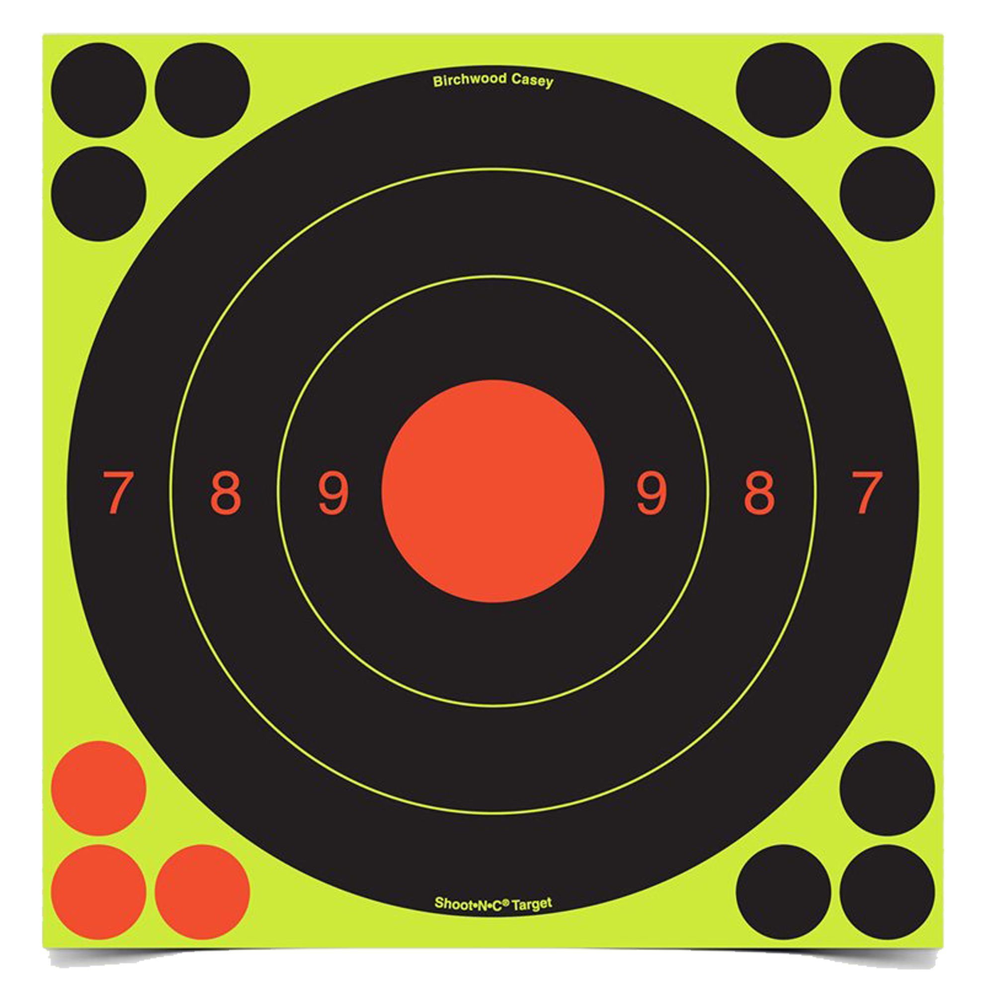 Birchwood Casey Shoot-N-C 25/50 Meter 20cm Bull's-Eye 6 Targets - Birchwood Casey