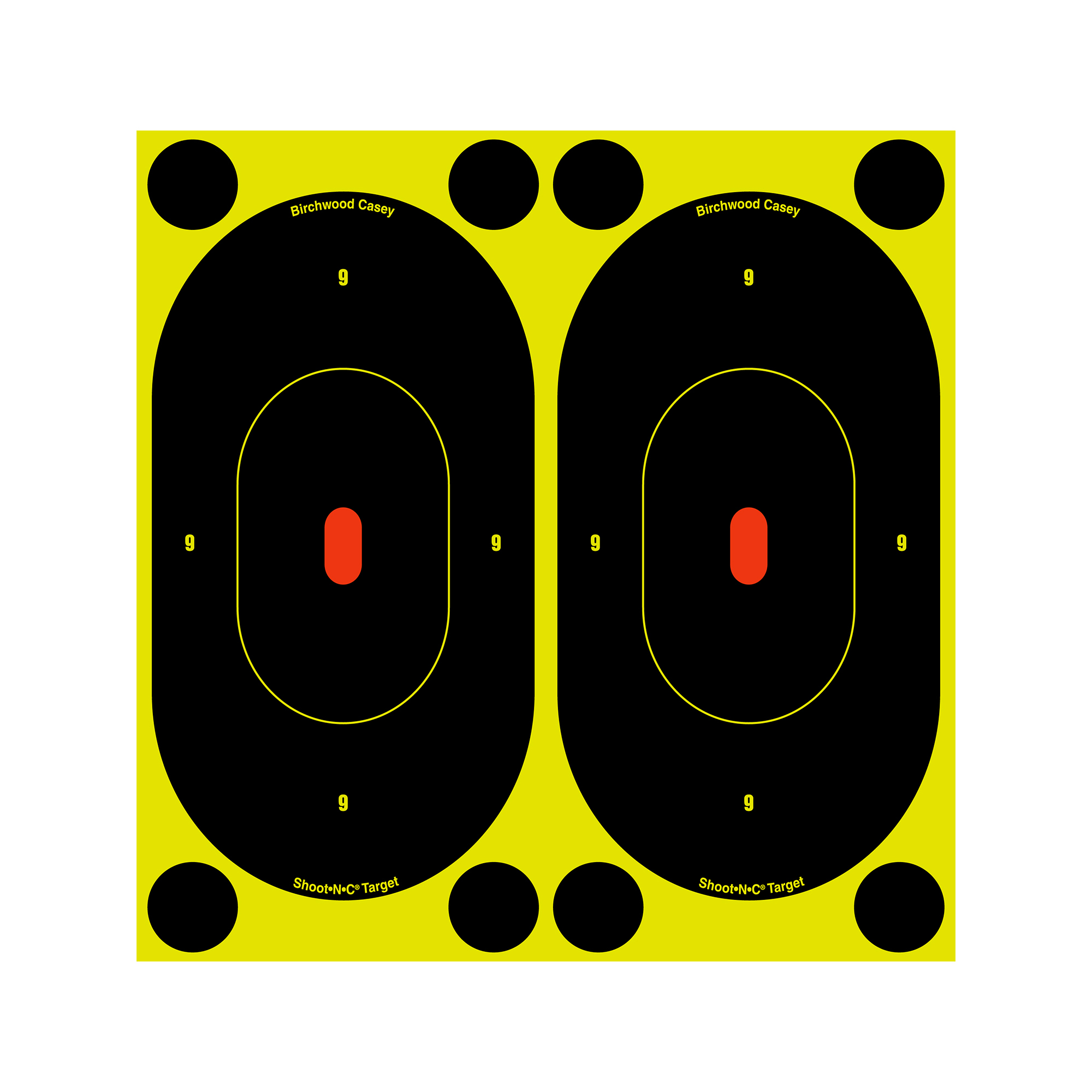 Birchwood Casey BC-34710 7 Inch Self-Adhesive Silhouette Target Pack - Birchwood Casey - 7"