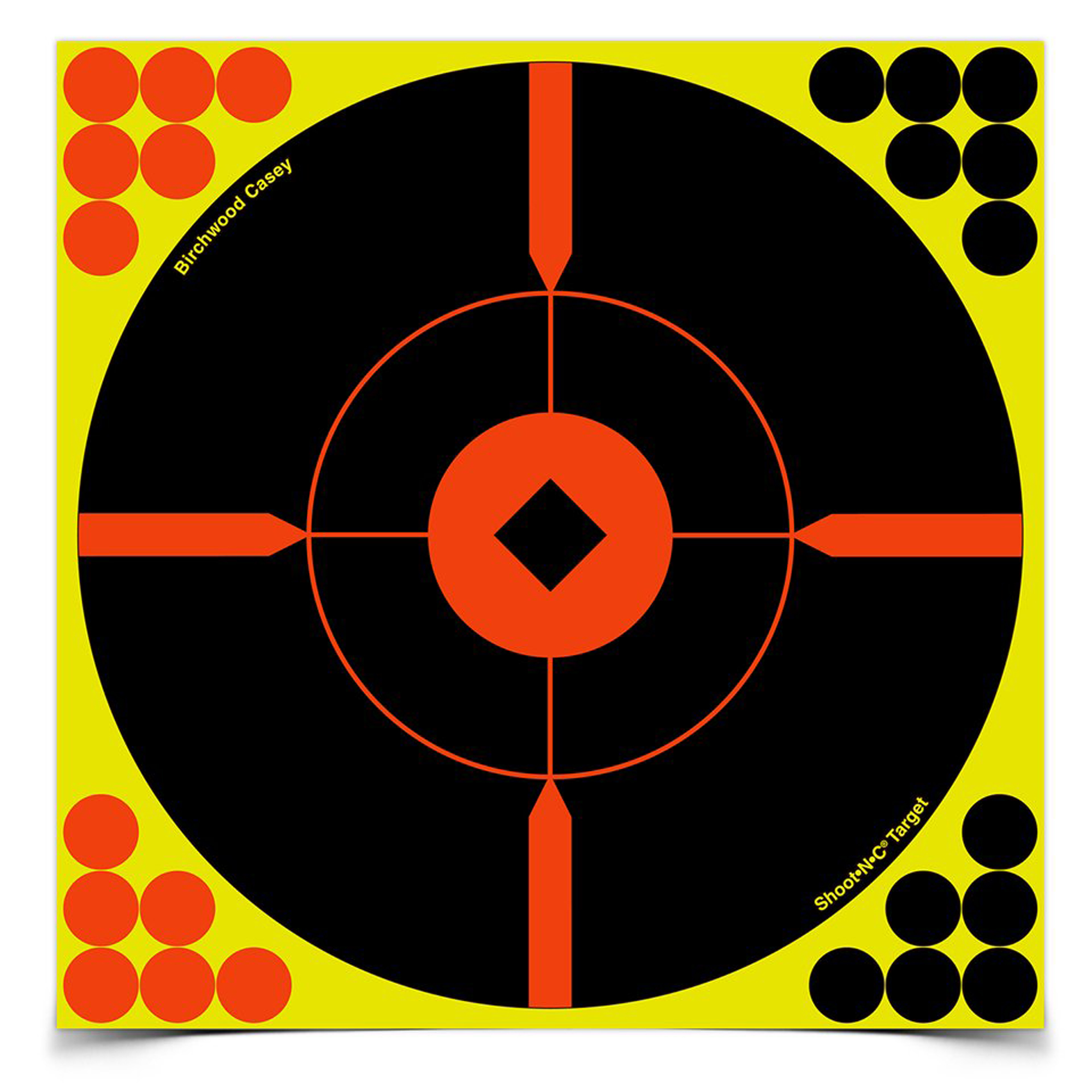 Birchwood Casey BC-34806 8 Inch Bullseye Crosshair Target 6 Pack - Birchwood Casey - 8"