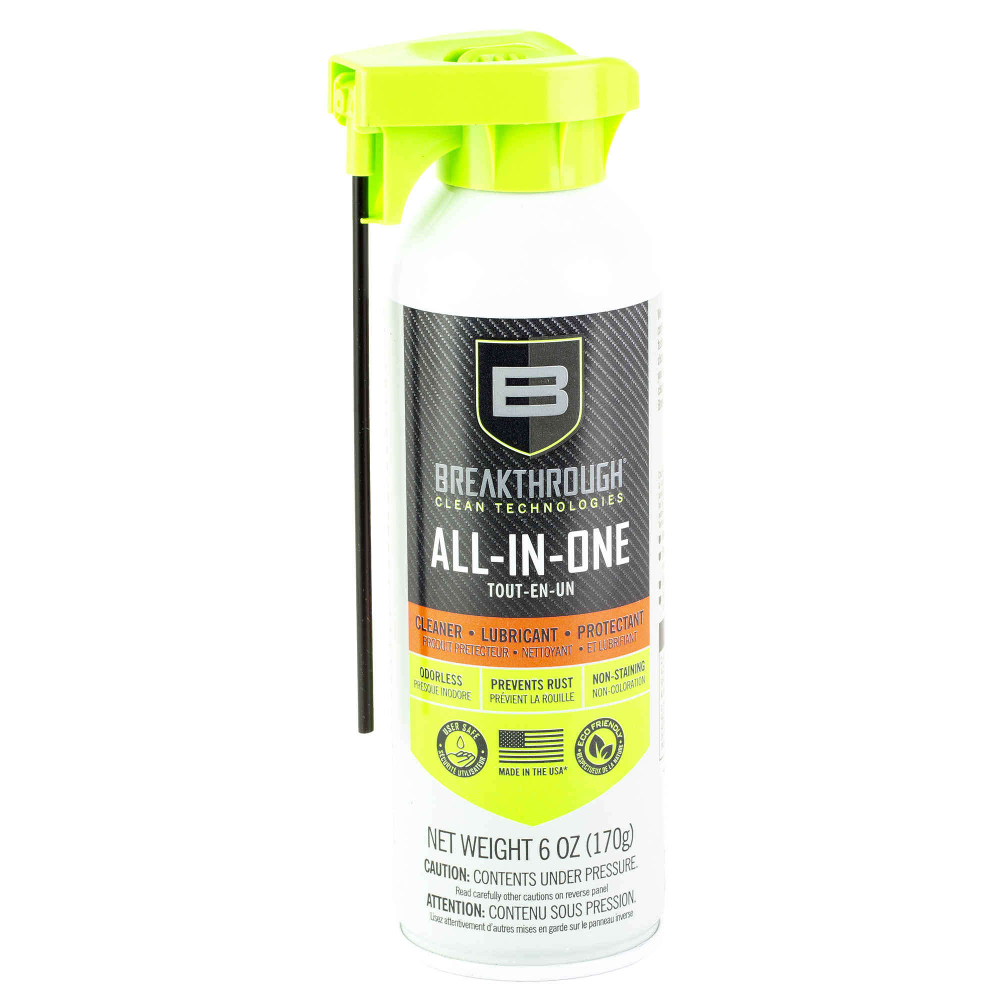 Breakthrough Clean BTACLP6OZ All-In-One Gun Care Aerosol 6 oz - Breakthrough Clean - 6 OZ