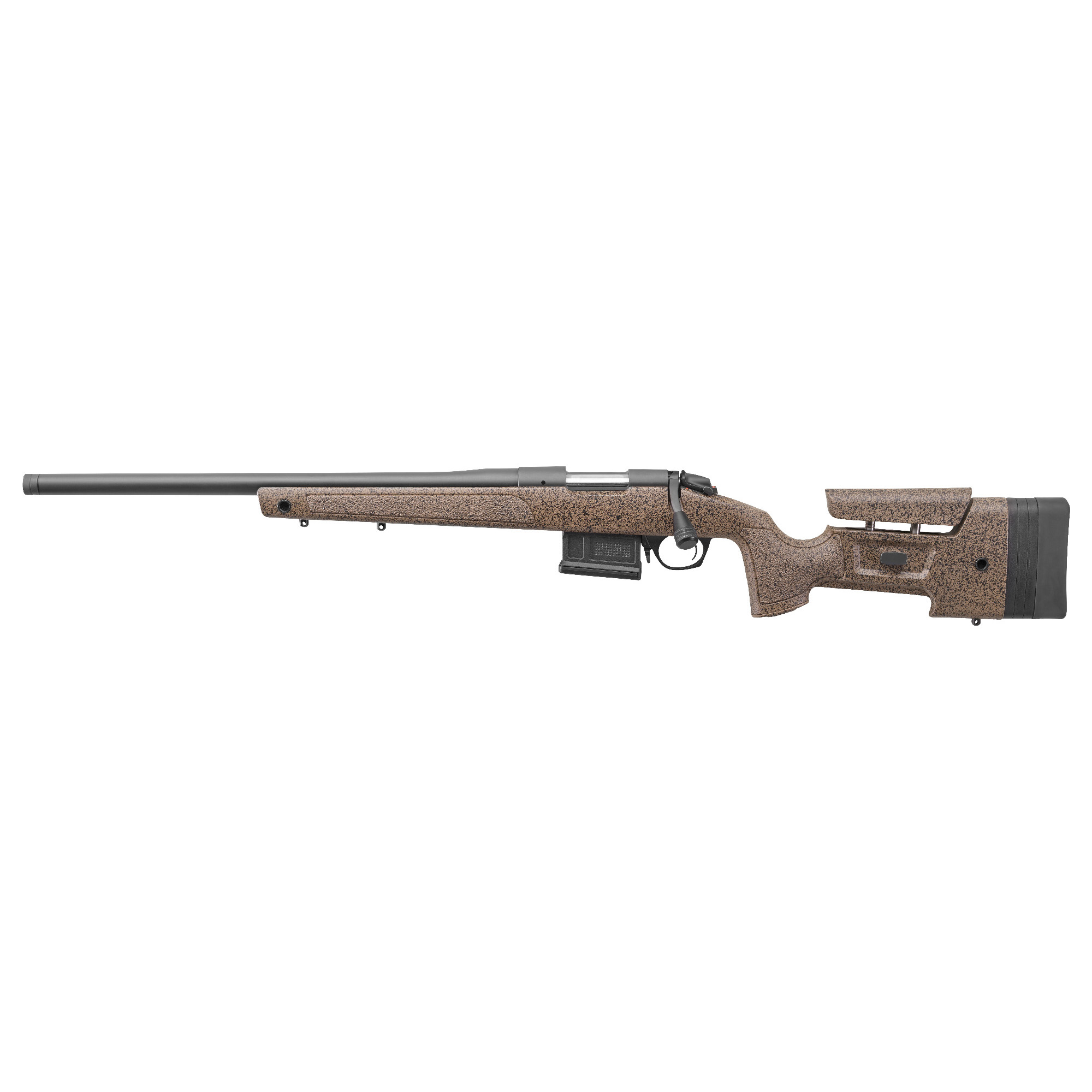 Bergara B14LM301LC B-14 HMR 300 Win Mag 5+1 26" Threaded Barrel, Graphite Black Cerakote, Black Speckled Brown Stock, Left Hand - Bergara - 300 Win Mag