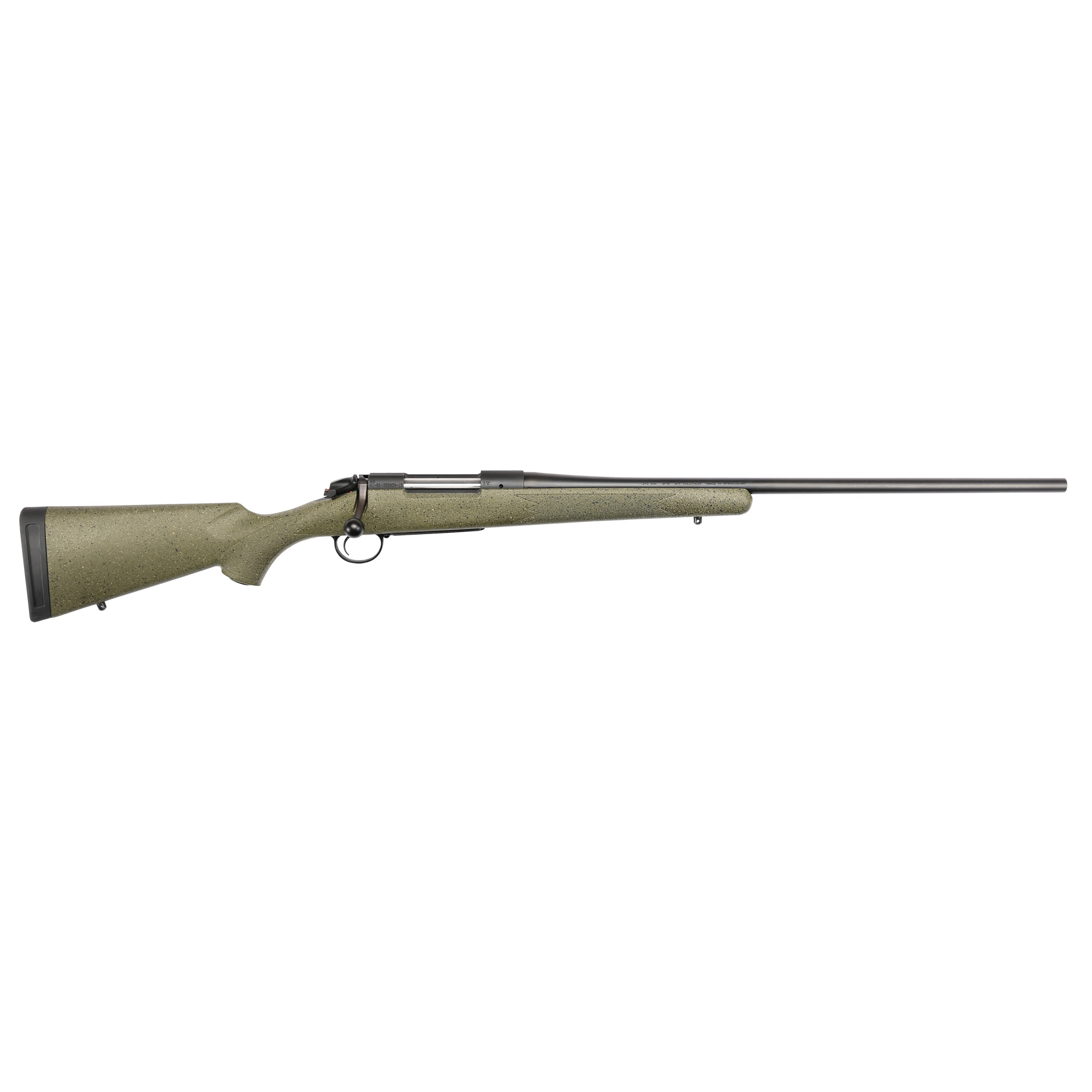 Bergara B14S104C B-14 Hunter 22-250 Rem Rifle 4+1 22" Graphite Black Cerakote SoftTouch Speckled Green Stock - Bergara - 22-250