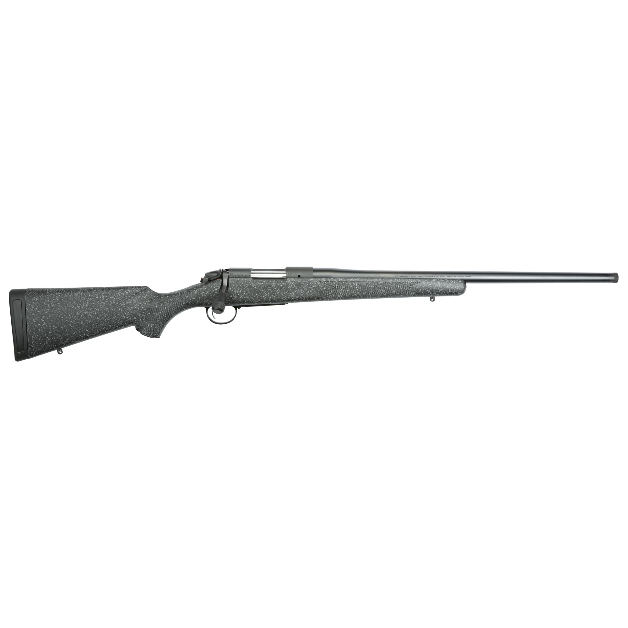 Bergara B14S502C B-14 Ridge 6.5 Creedmoor 4+1 22" Threaded Barrel, Graphite Black Cerakote, Gray Speckled Black Stock - Bergara - 6.5 Creedmoor