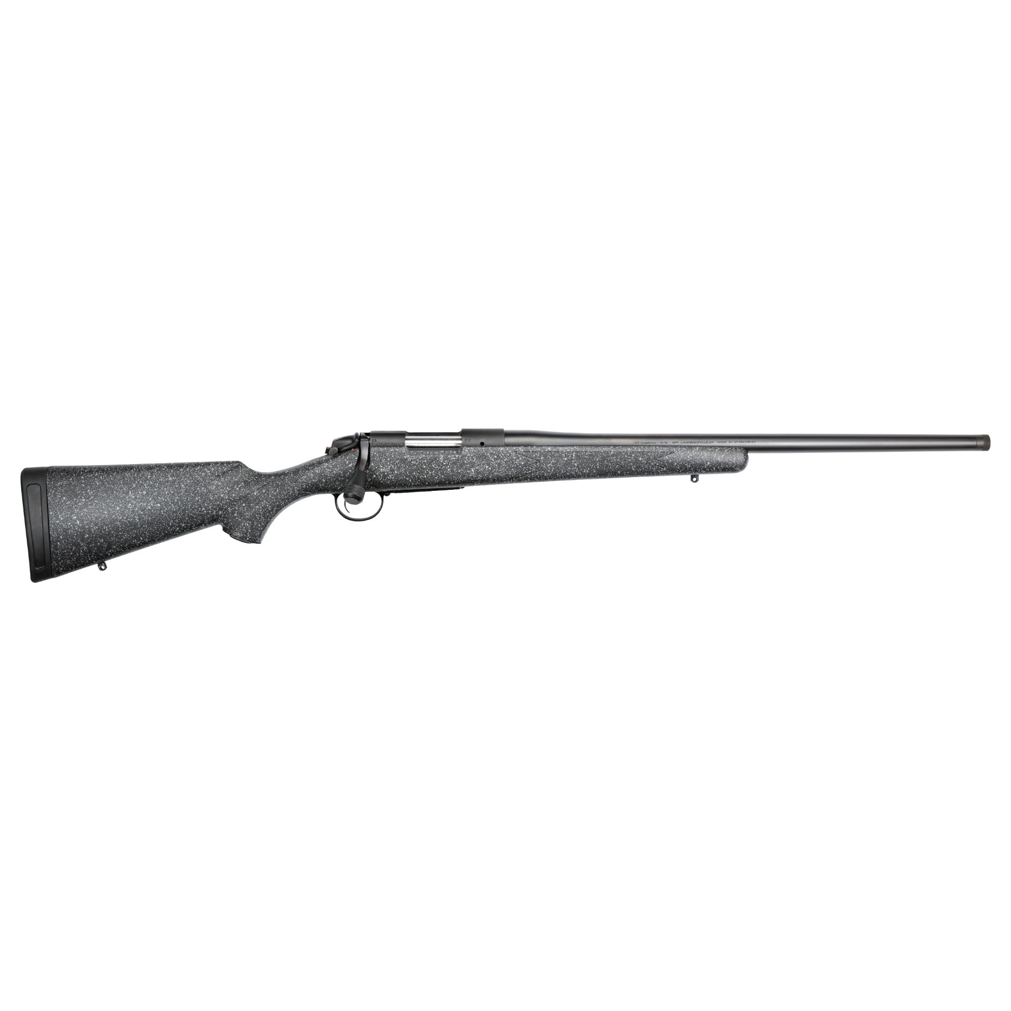 Bergara B14S504C B-14 Ridge 22-250 Rem Rifle 4+1 22" Threaded Barrel Graphite Black Cerakote Gray Speckled Black Stock - Bergara - 22-250