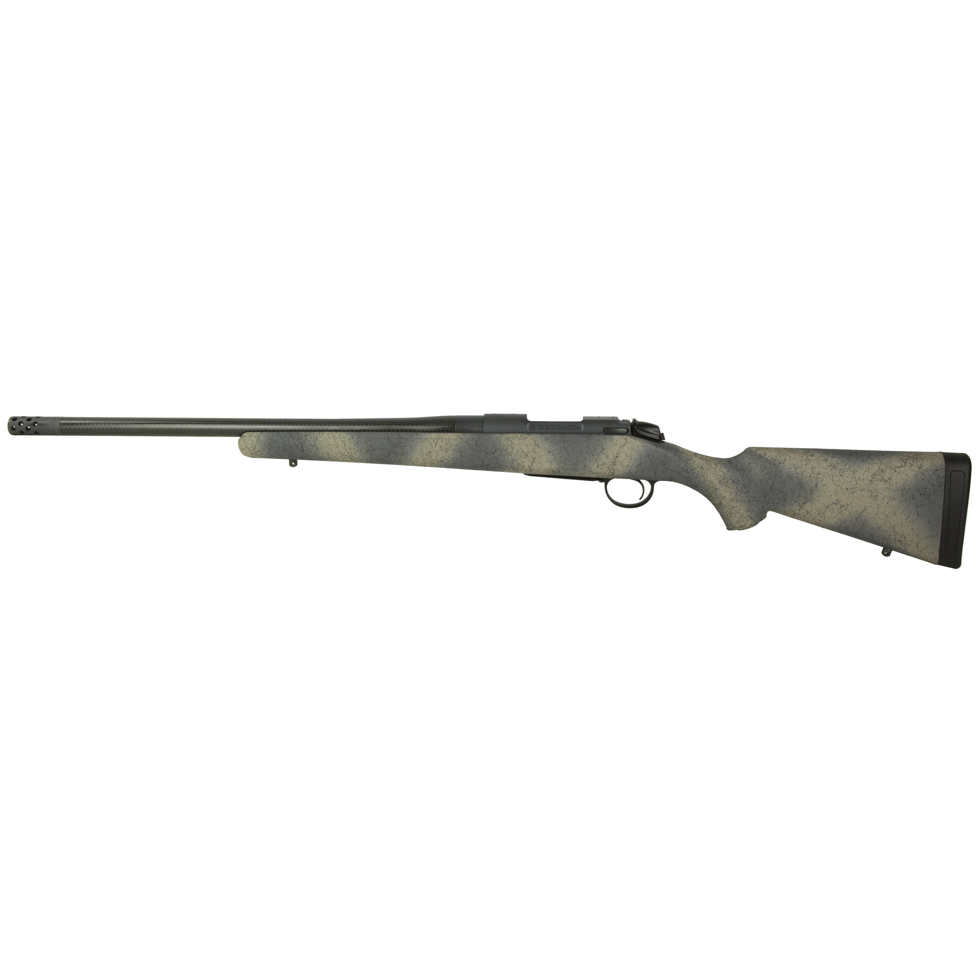 Bergara B14SM519CF B-14 Ridge Carbon Wilderness 6.5 PRC Rifle 24" TB Barrel SoftTouch Woodland Camo Stock - Bergara - 6.5 PRC