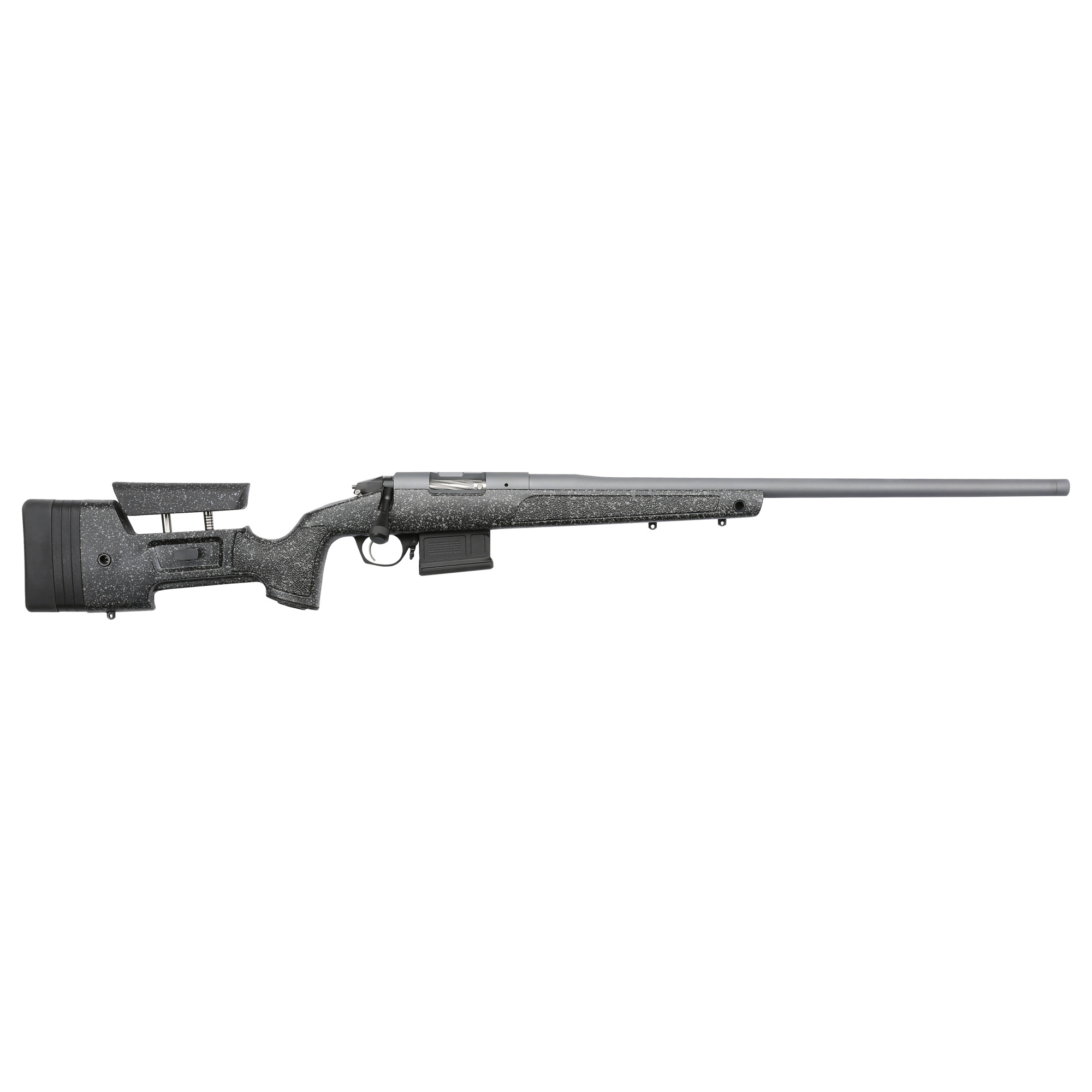 Bergara Rifles BPR20300MC Premier HMR Pro 300 Win Mag 5+1 26" Threaded Barrel Tactical Gray Cerakote, Black w/Gray Fleck Stock - Bergara - 300 Win Mag