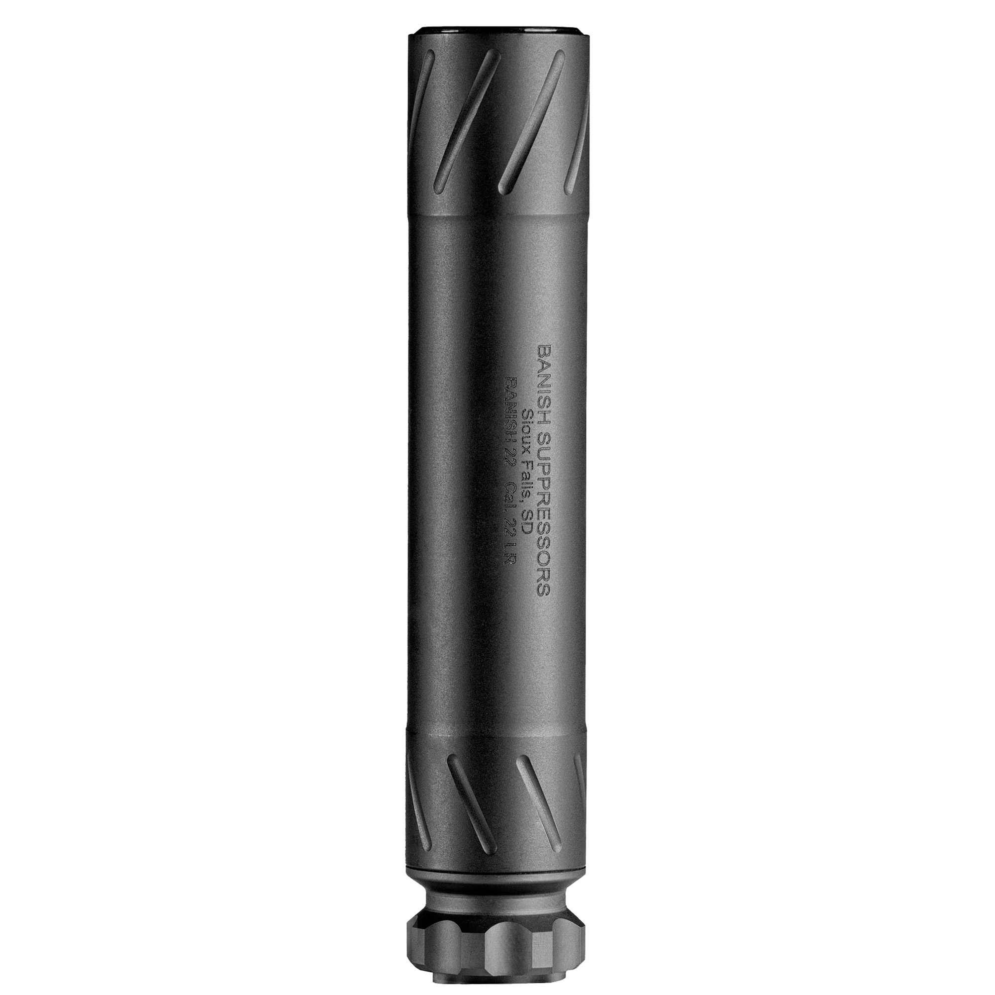Banish Suppressor 22 22lr 5-3-8 Blk - Banish Suppressors - 22 LR