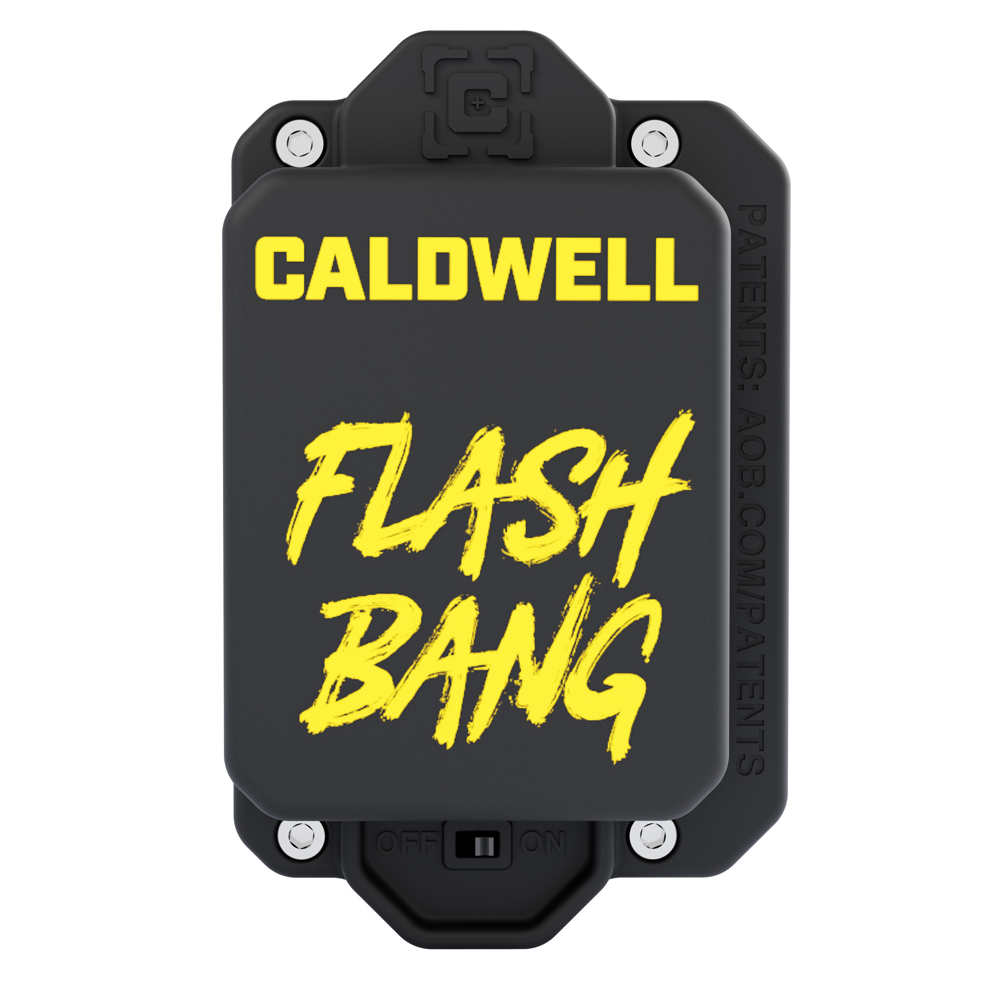 Caldwell 1198772 Flash Bang Target Hit Indicator, Black AR500 Steel, 10 Green LED Lights, 3 AA Batteries Included