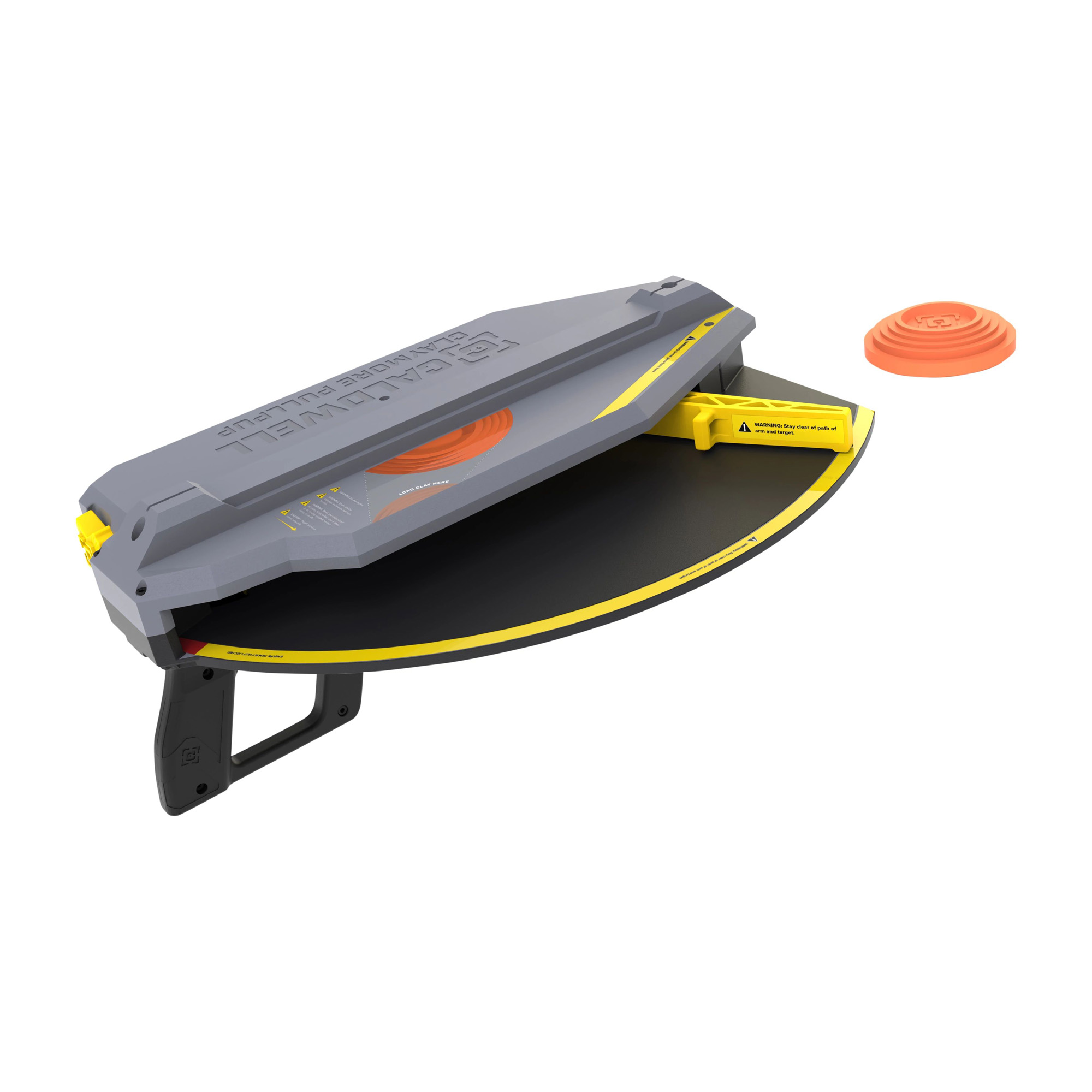 Caldwell 4002774 Claymore Pullpup Target Thrower with Grip Safeties