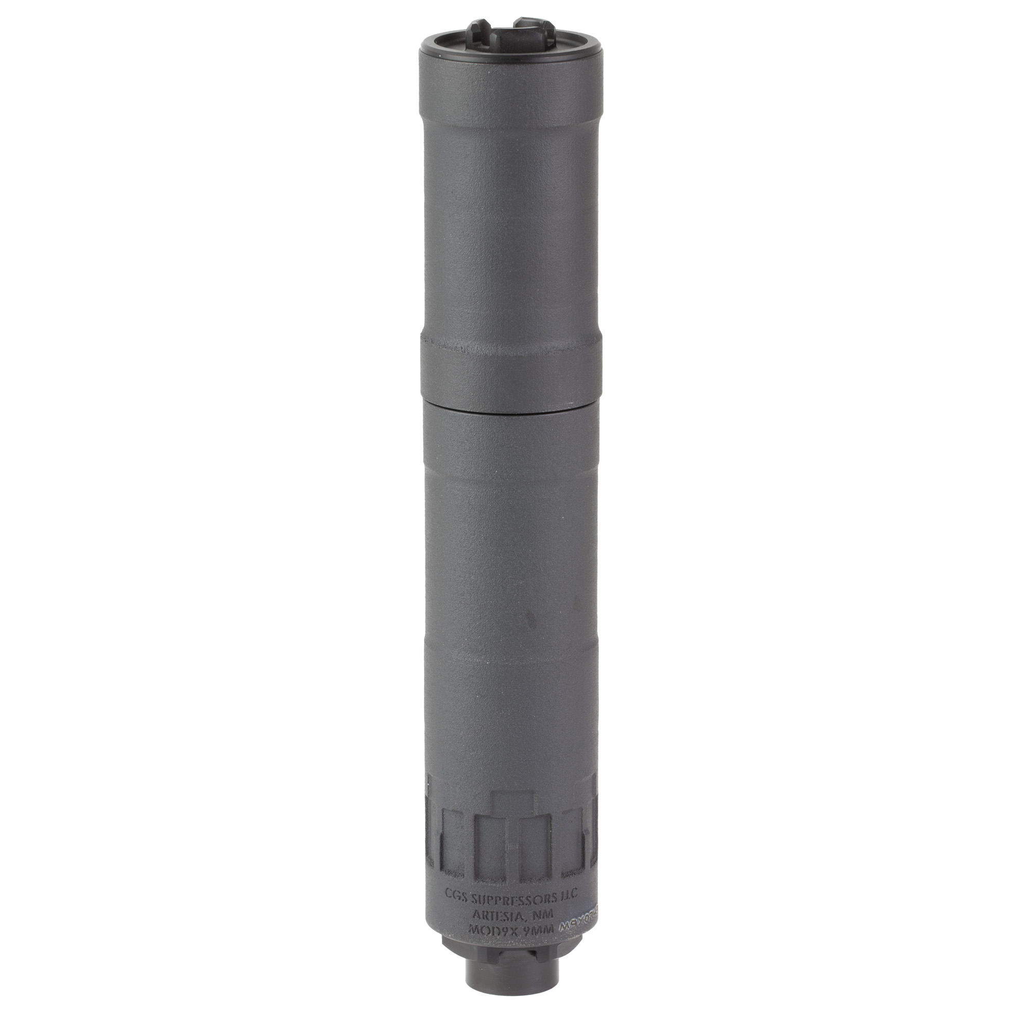 CGS MOD9X 9mm Suppressor DMLS 1/2x28 Piston 12-Point Adjustment