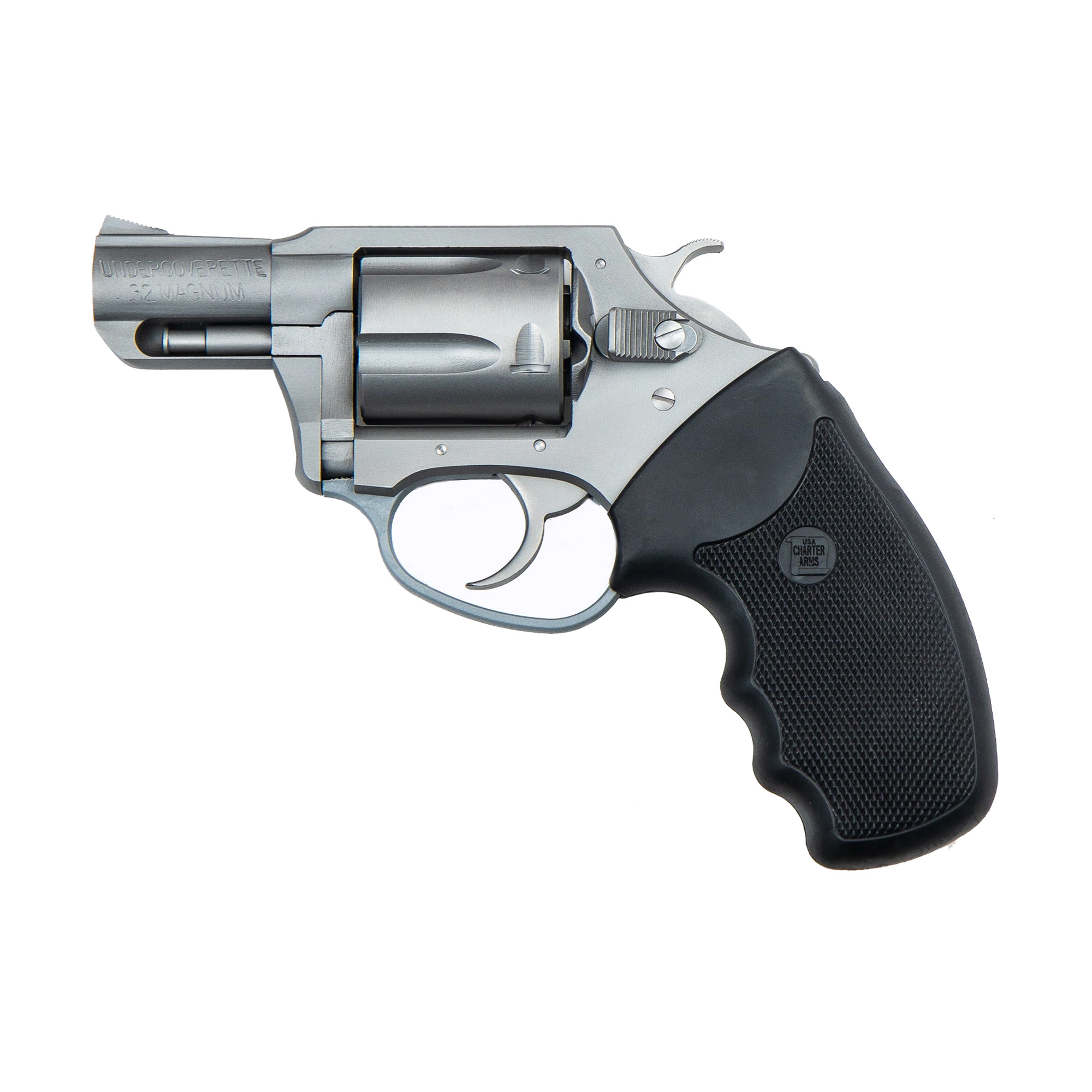Charter Arms Undercoverette .32 H&R Mag Revolver, Stainless Steel, 2-Inch Barrel, 6-Round Capacity, Adjustable Sights - CHARTER ARMS - 32 H&R Mag