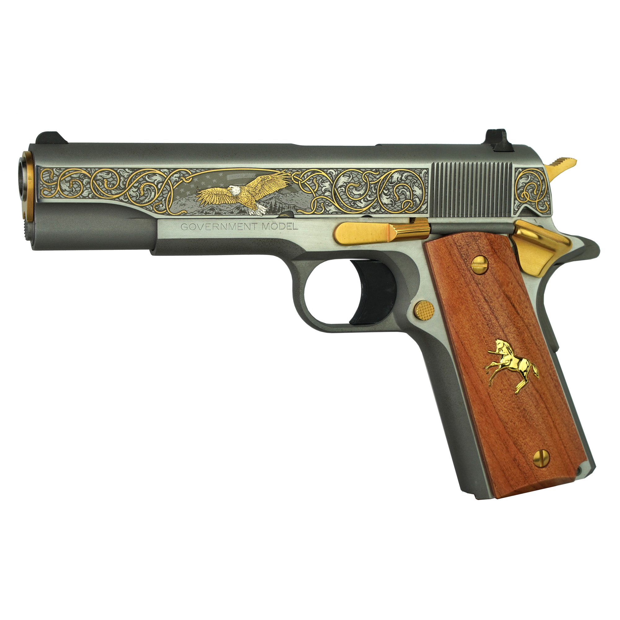 Colt O1911C-SS-ERS 1991 Spirit of America 45 ACP 5" Brushed Stainless Semi-Auto Pistol