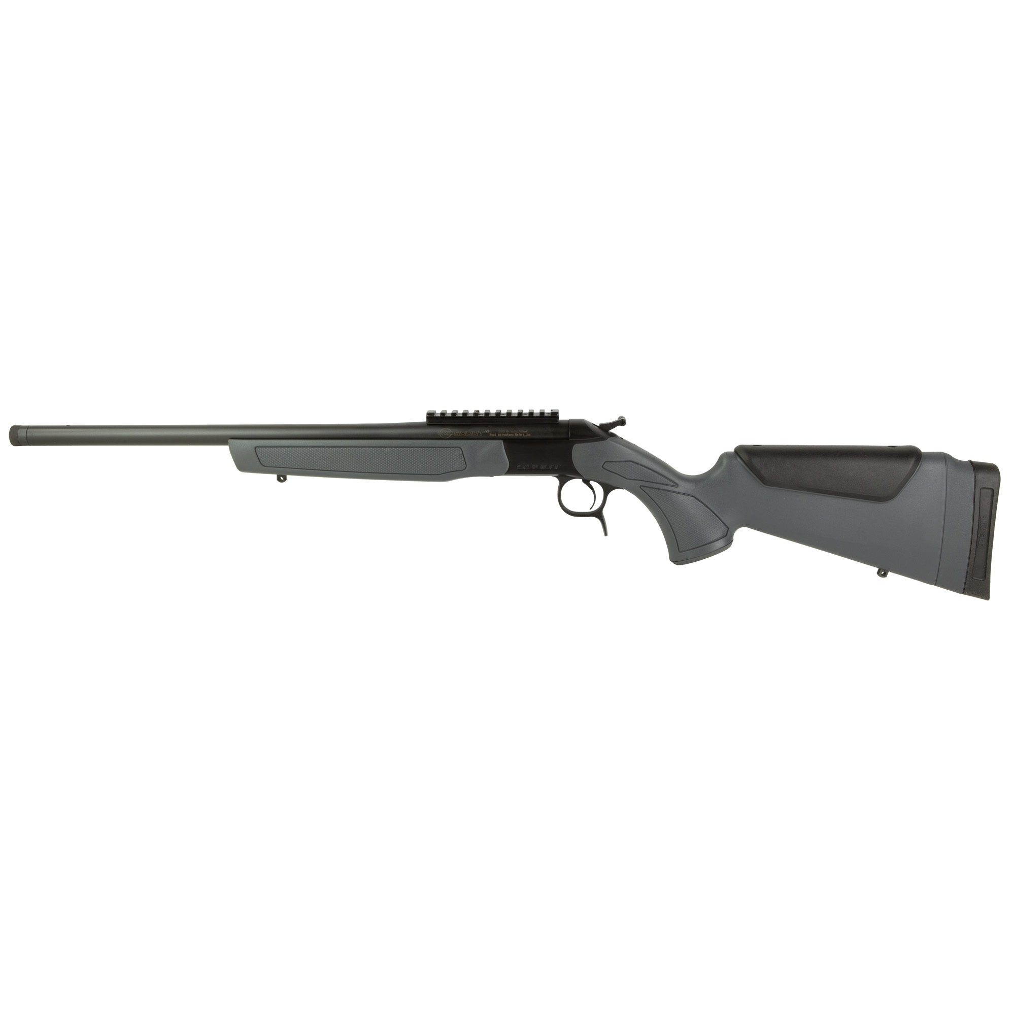 CVA CR4440 Scout TD 360 BH 20" Blued/Black with Brake & Rail