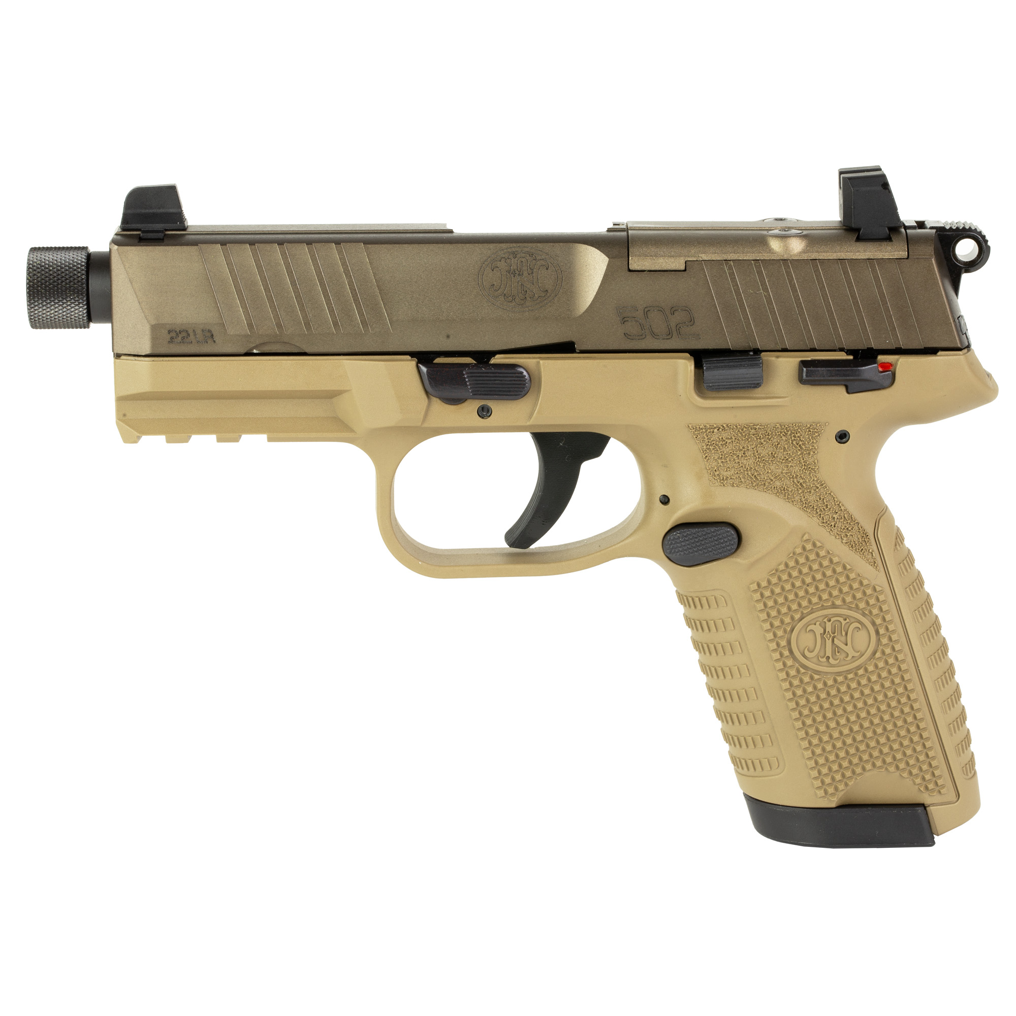 FN 502 Tactical Single Action Semi-Automatic Pistol .22 Long Rifle