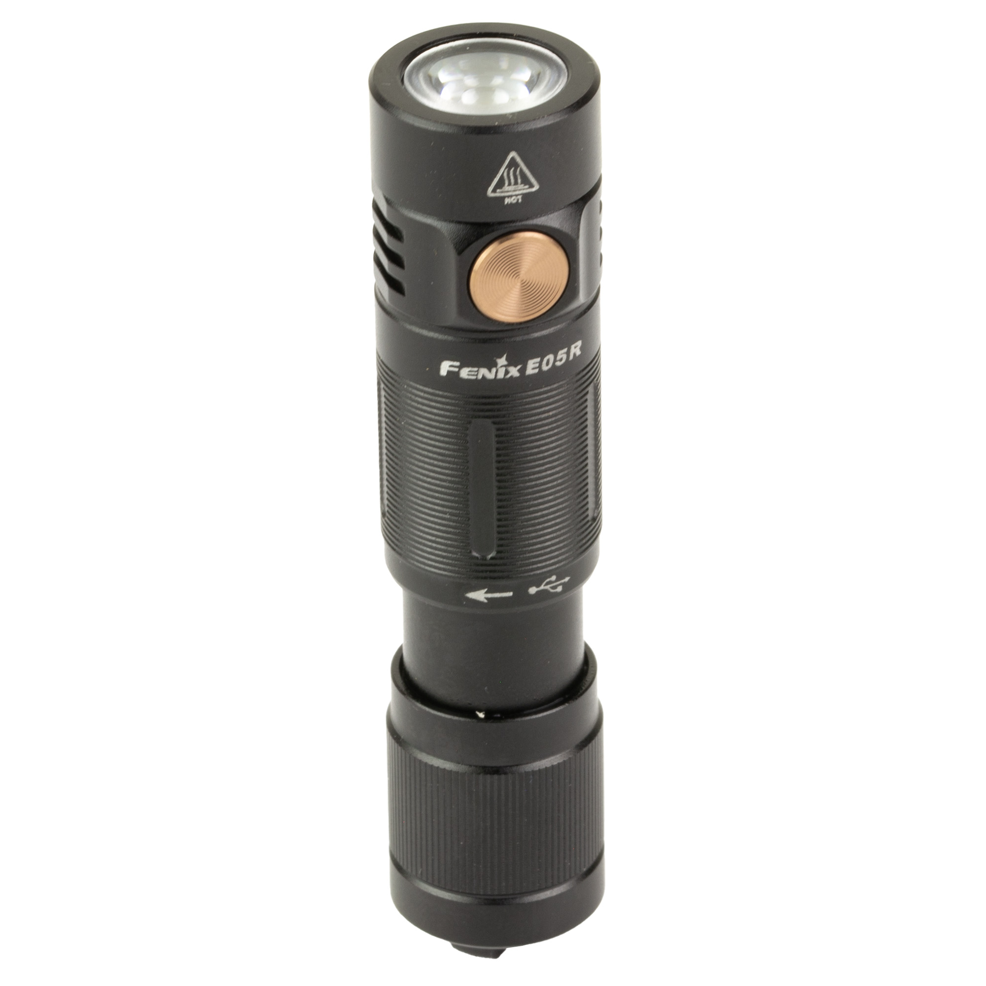 FENIX E05R Flashlight White LED 400 Lumens 2.68" Long Anodized Finish