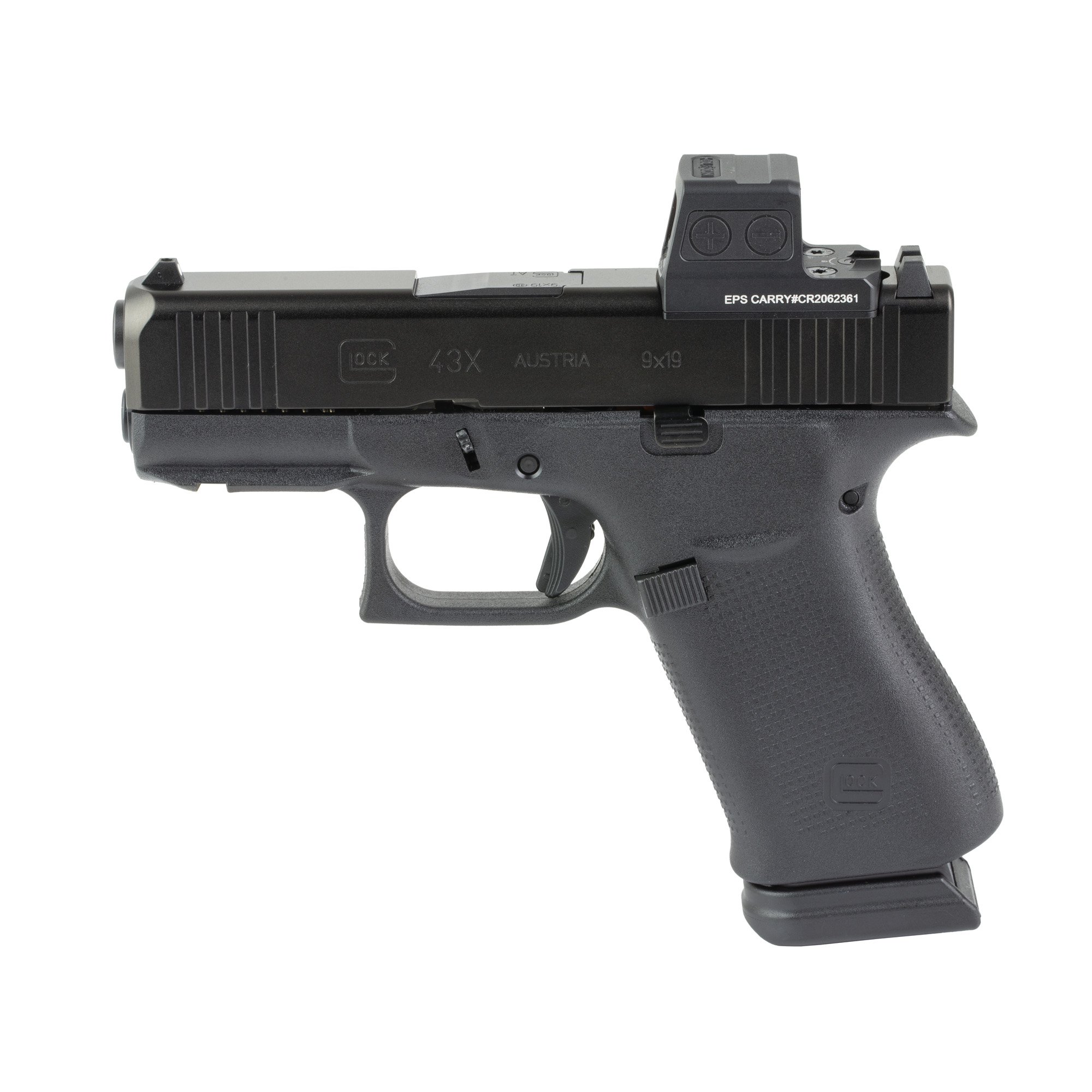 GLOCK 43X M.O.S. Striker Fired Semi-automatic Polymer Frame Pistol