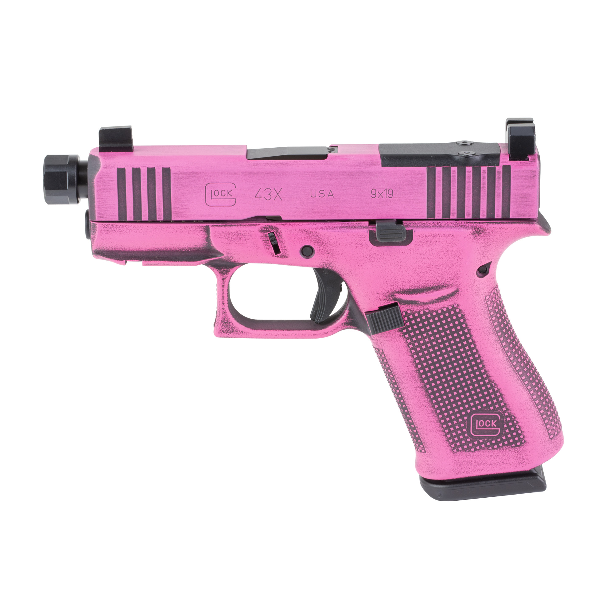 Glock 43X M.O.S. Semi-automatic Striker Fired Polymer Frame Pistol - View 6