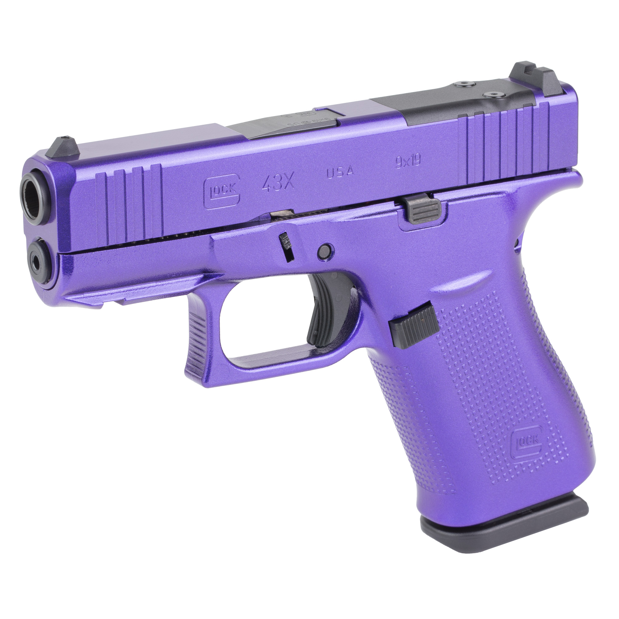 Glock 43X M.O.S. Semi-automatic Striker Fired Polymer Frame Pistol - View 3