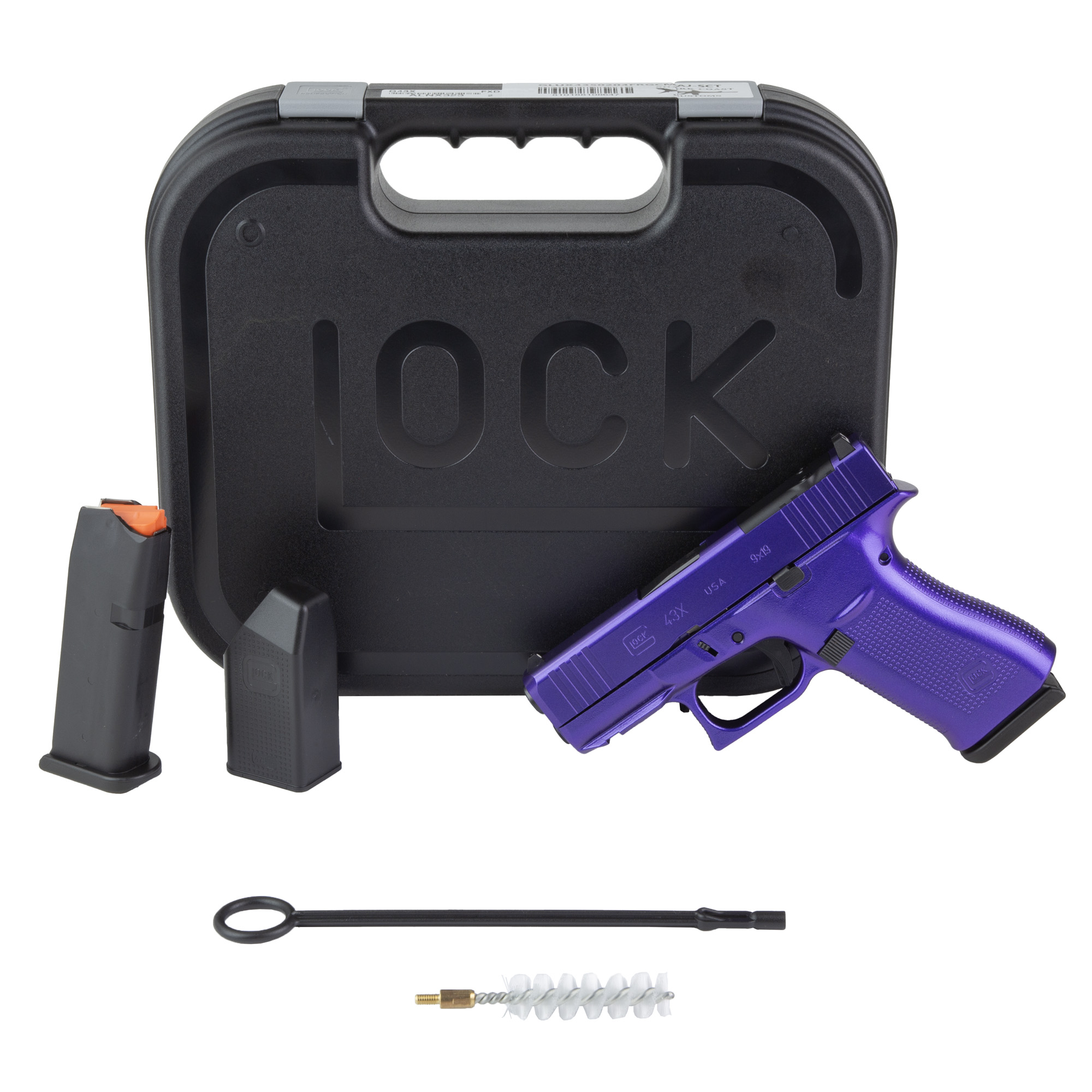 Glock 43X M.O.S. Semi-automatic Striker Fired Polymer Frame Pistol - View 4