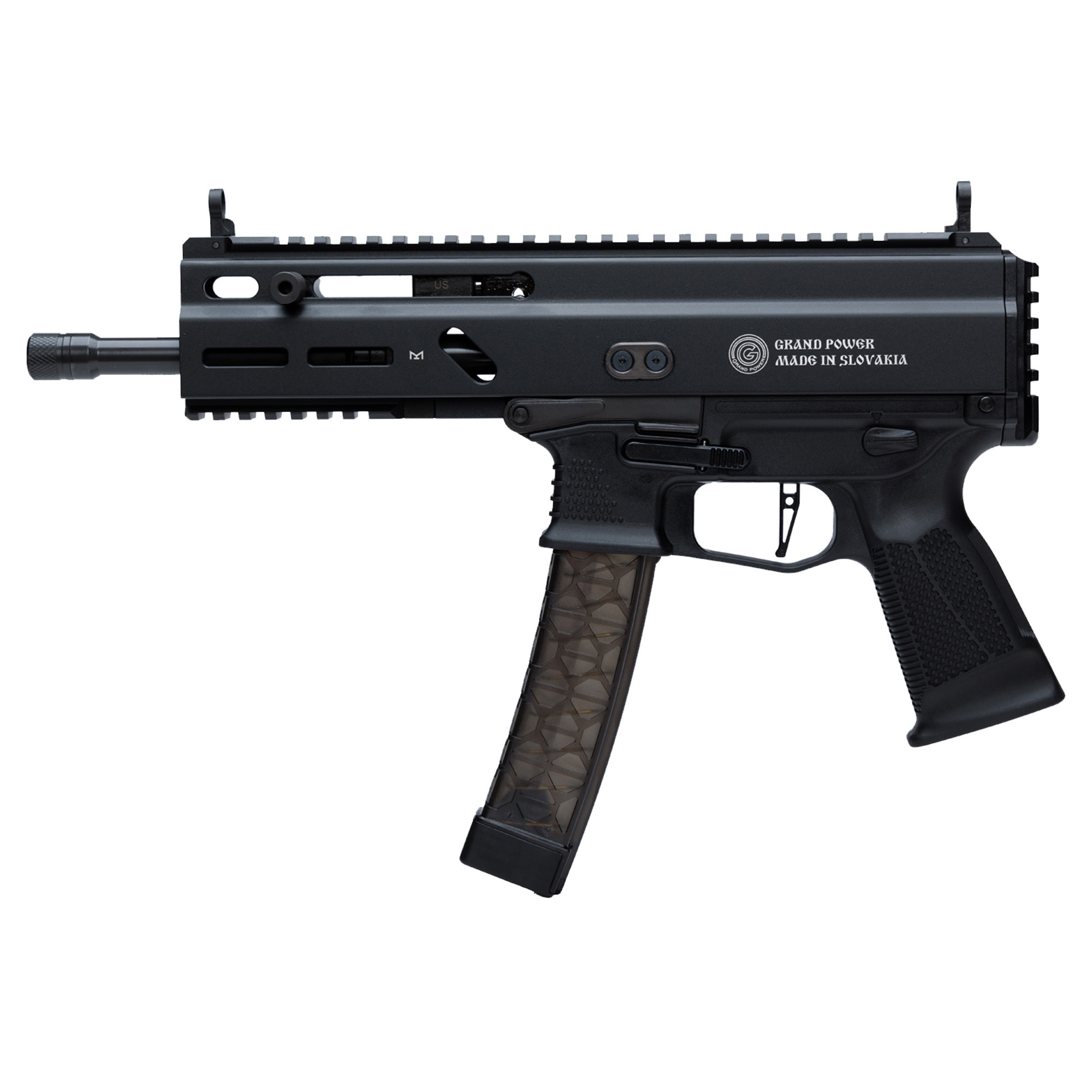 Grand Power Stribog SP9-A3 Tactical 9mm Pistol 8" 3-30rd Mags