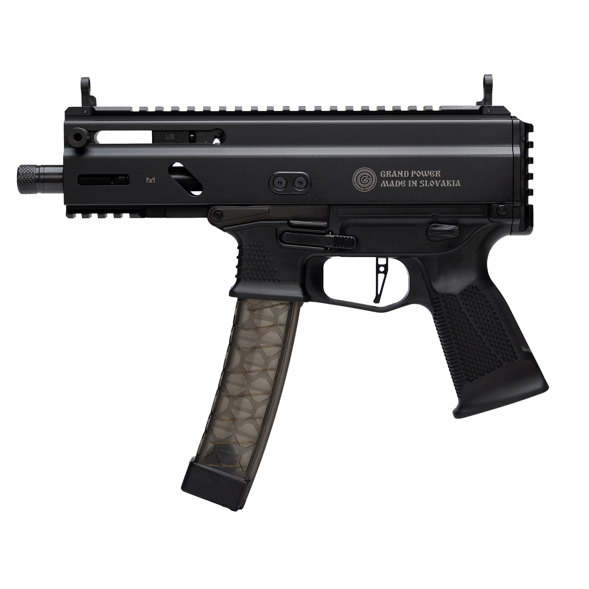 Grand Power SP9A3S 9MM Pistol 5" Threaded Barrel 30Rd Mags Ambidextrous