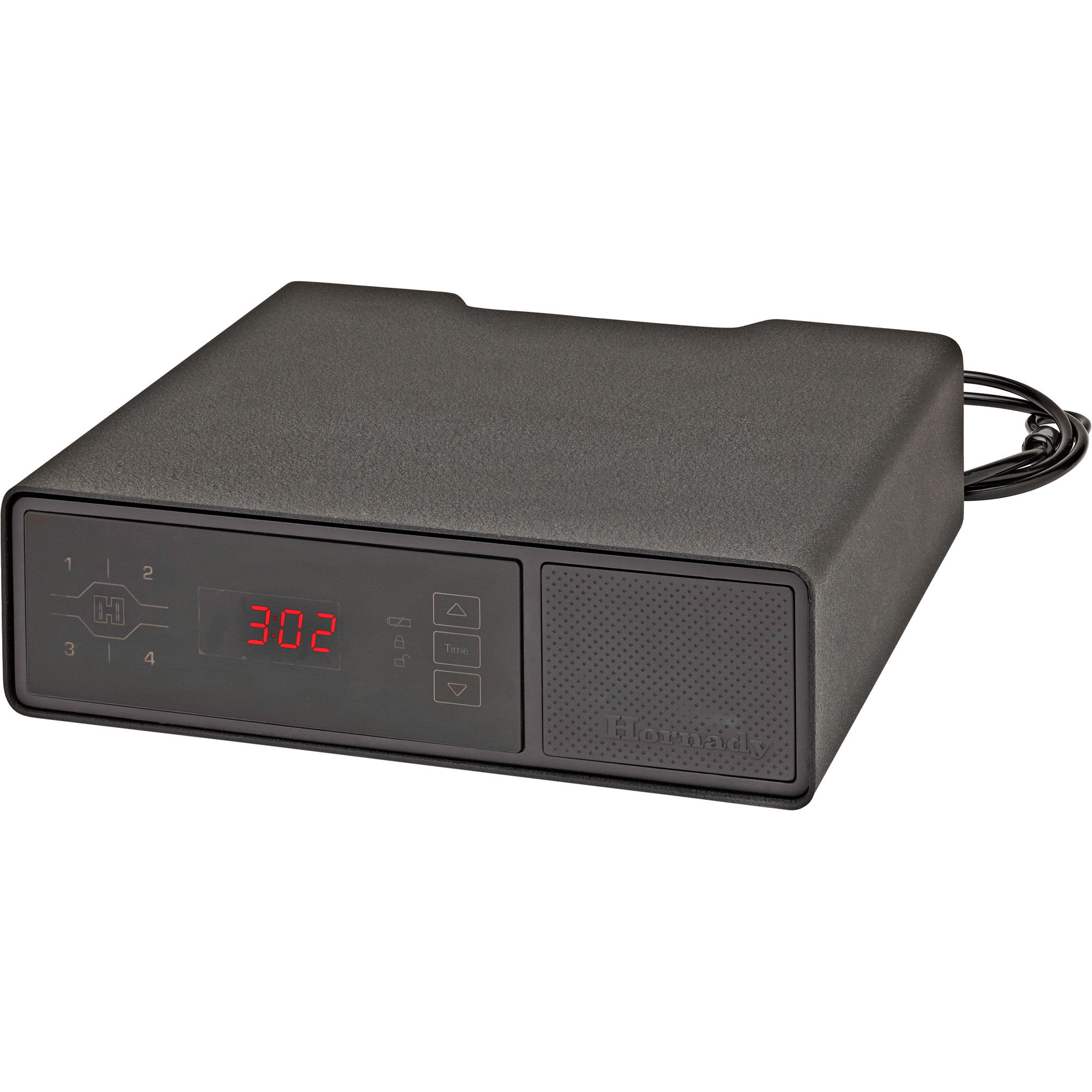 Hornady 98215 RAPiD Safe Night Guard Black Steel Holds 1 Handgun 3 in