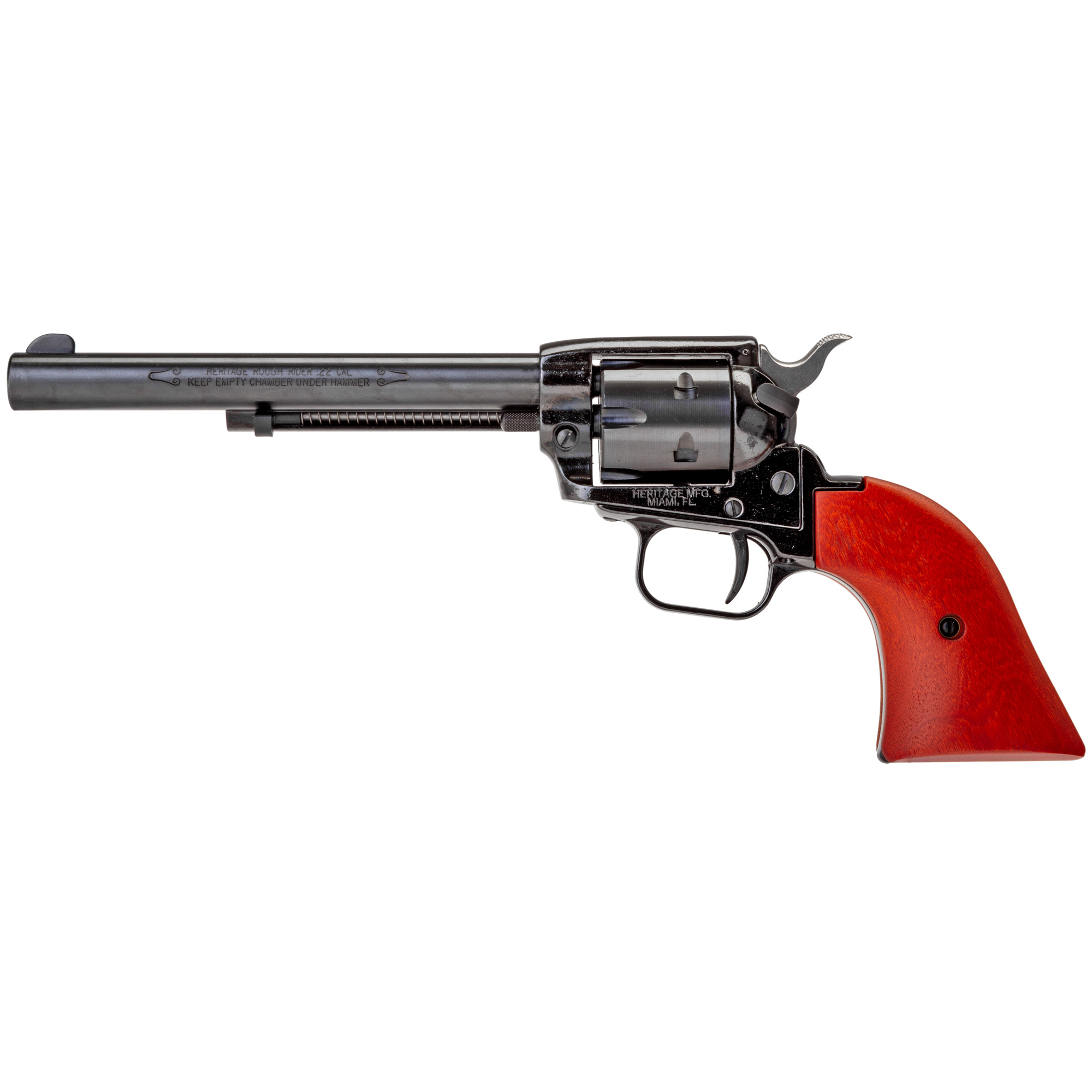 Heritage Rough Rider RR22MB6 .22 LR .22 WMR 6rd 6.5in Blued Steel Revolver
