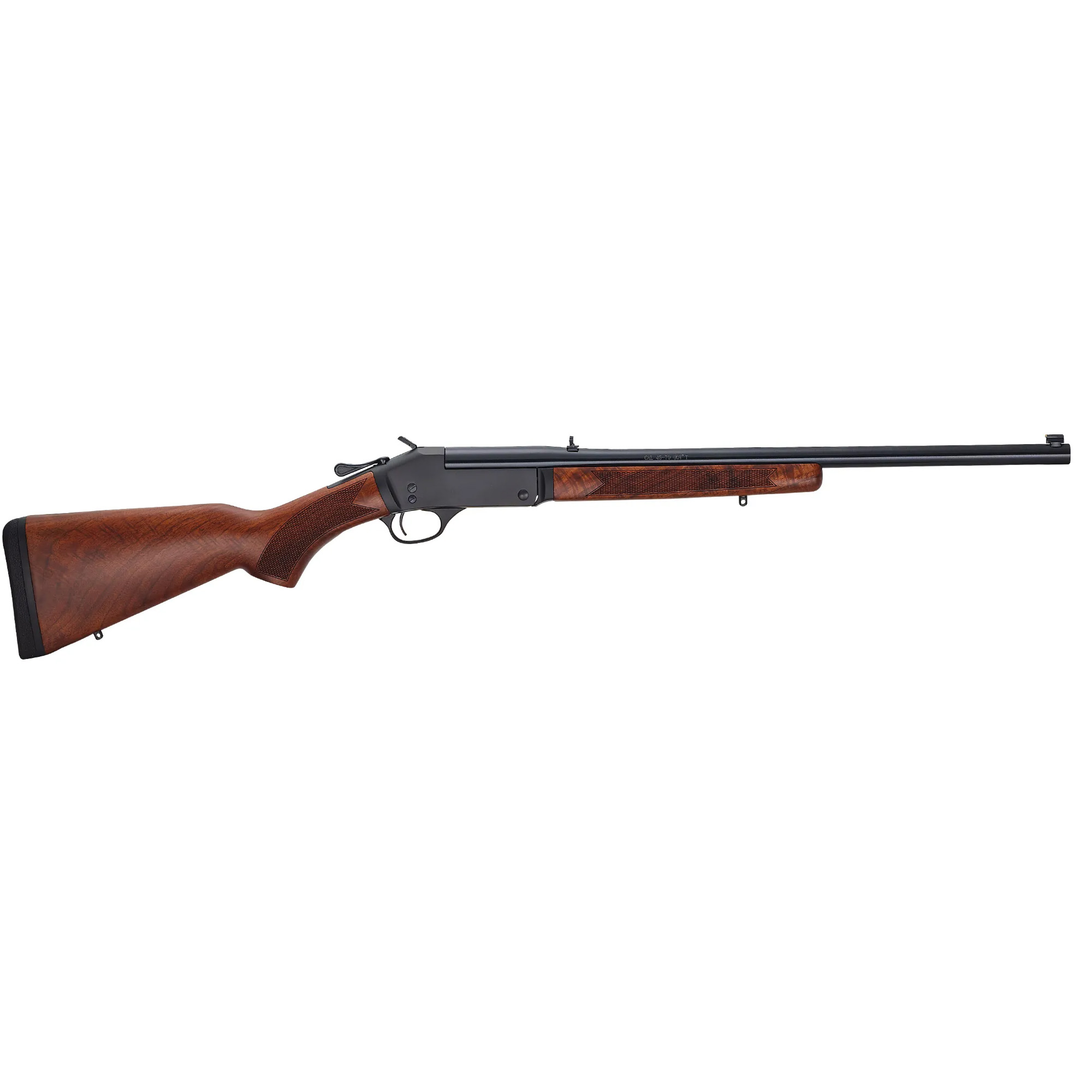 Henry H015450 Single Shot 450 Bushmaster 1rd 22" Blued Round Barrel American Walnut Right Hand - Henry Repeating Arms - 450 Bushmaster