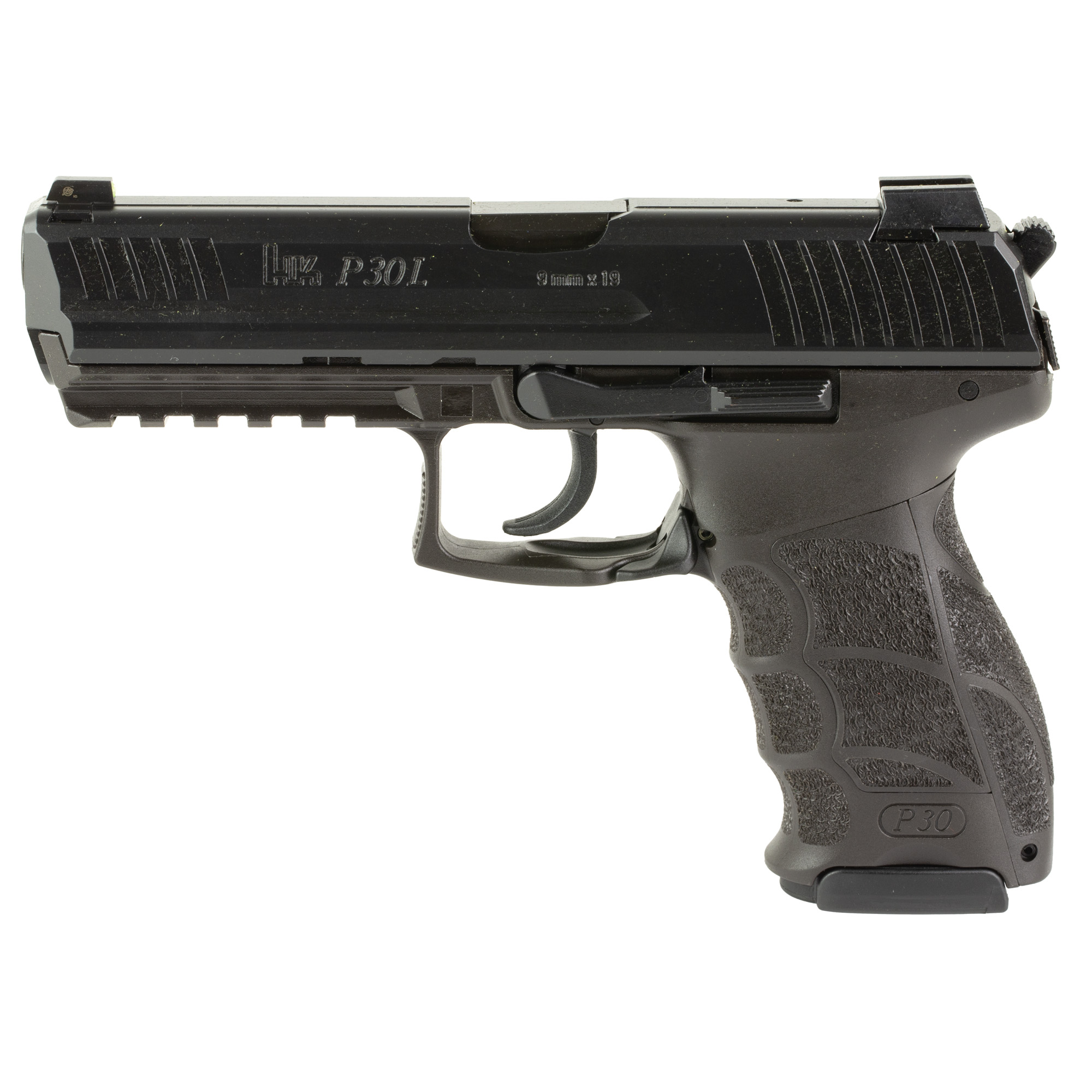 Heckler & Koch P30L V3 9mm 17+1/20+1 Luminescent Sights