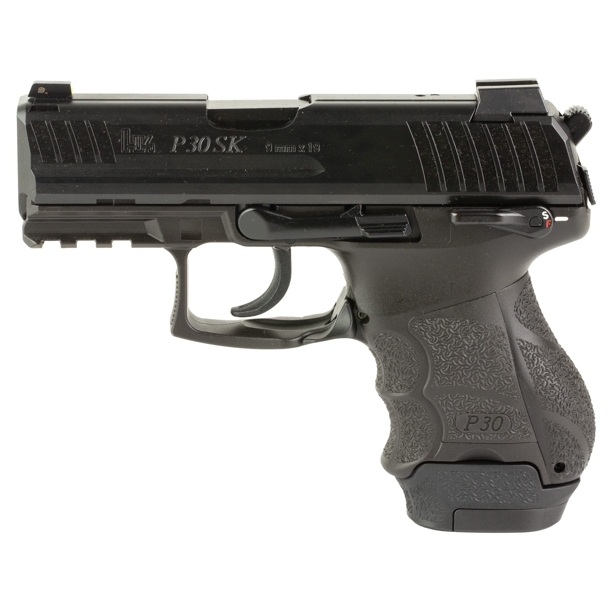 Heckler & Koch P30SKS V3 9mm 12+1/15+1 Luminescent Sights 3.27" Barrel