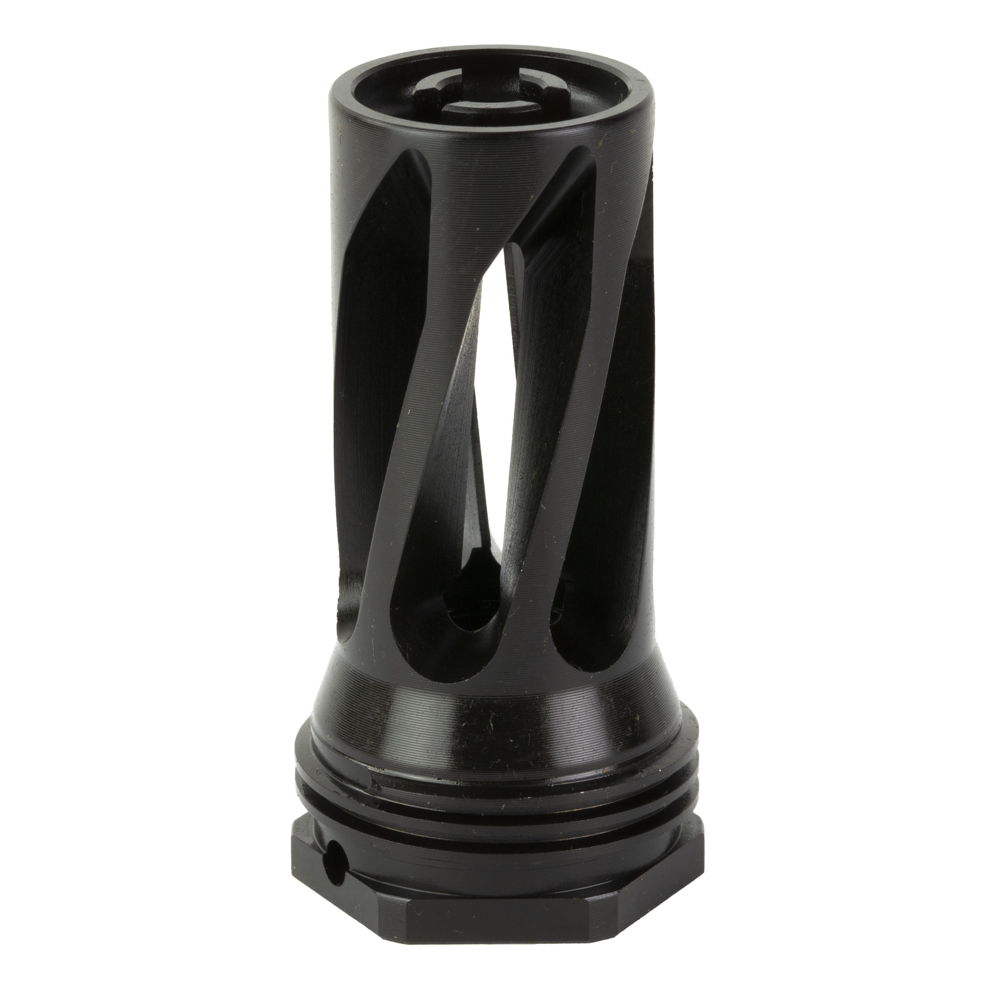 Huxwrx 1677 QD 556 Flash Hider, Black, 1/2"-28 TPI, 2.3" Length, 1.20" Diameter, 3.3 oz, 5.56x45mm NATO, AR-Platform Use