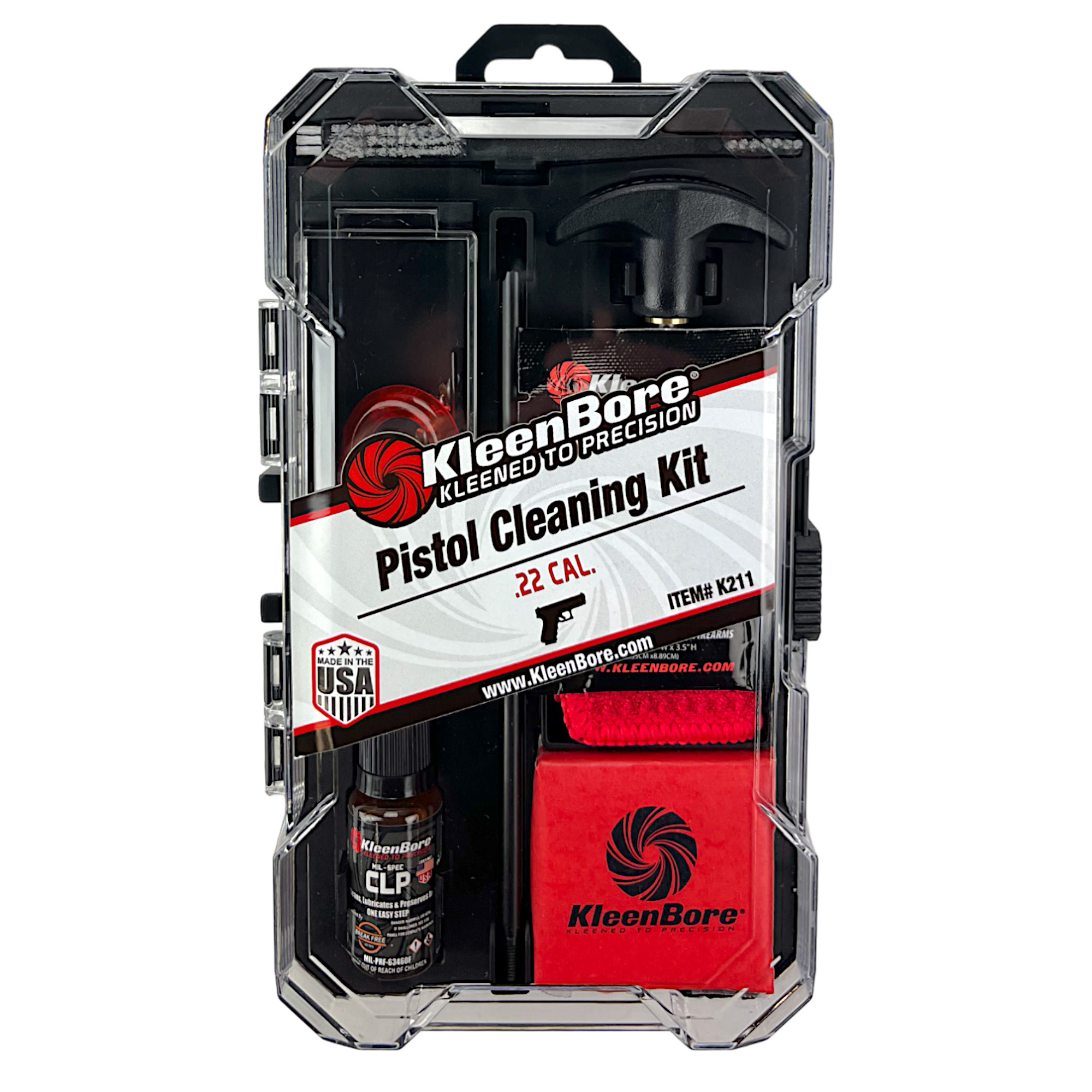 KleenBore Classic Cleaning Kit .22 Cal Handgun