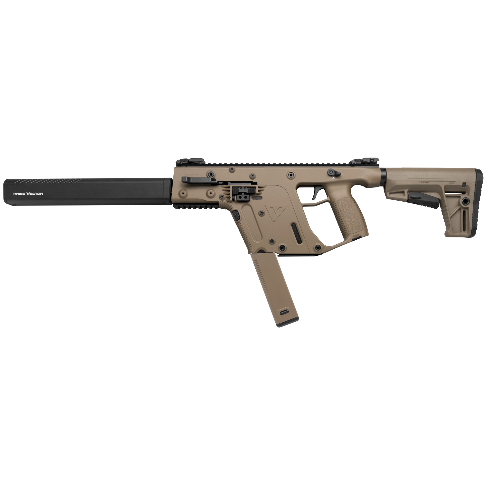 Kriss USA Vector Gen II CRB 10mm Auto Semi Auto Rifle 16" Barrel 15 Rounds M4 Stock FDE