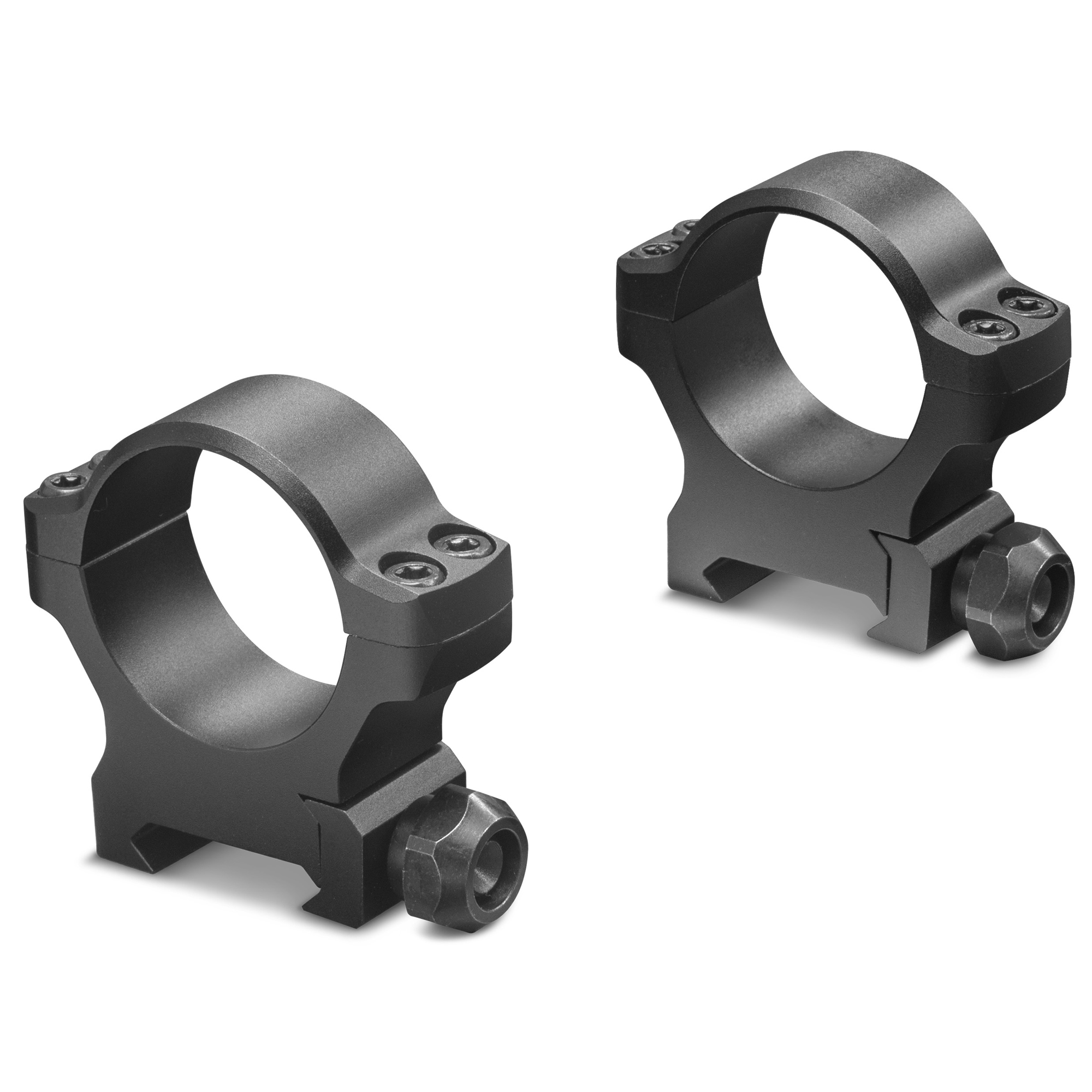 Leupold BackCountry 30mm High Cross-Slot Ring Matte Black 7075 T6 Aluminum 175121