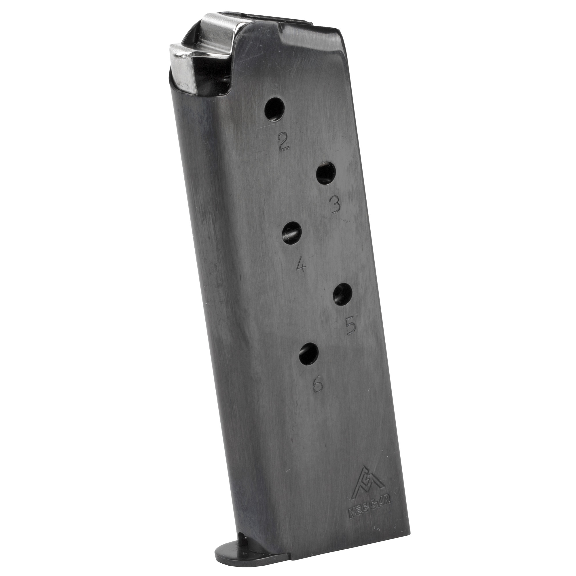 Mec-Gar MGCO4506B 1911 Officer 6rd .45 ACP Blued Magazine