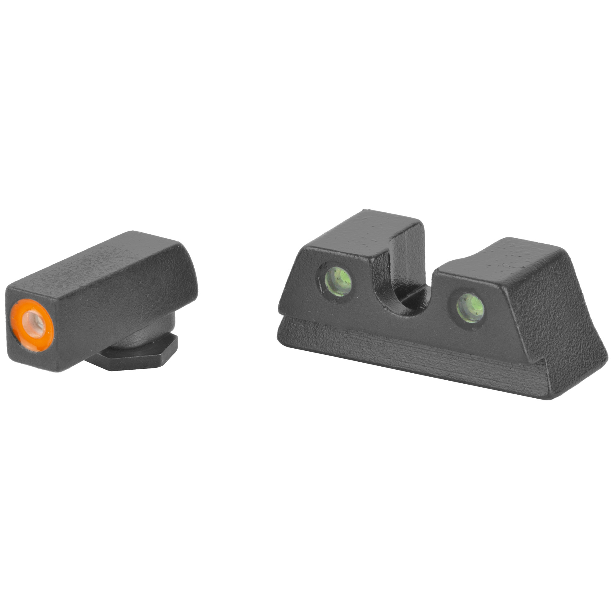 Mepro Light 0402203131 Hyper-Bright Sights Orange Front/Green Rear - Meprolight - STEEL