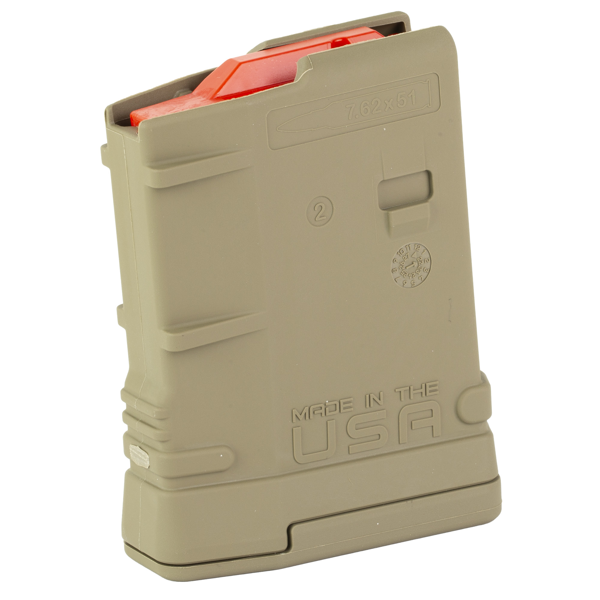 Amend2 762MOD2FDE10 7.62x51mm 10-Round Magazine Flat Dark Earth