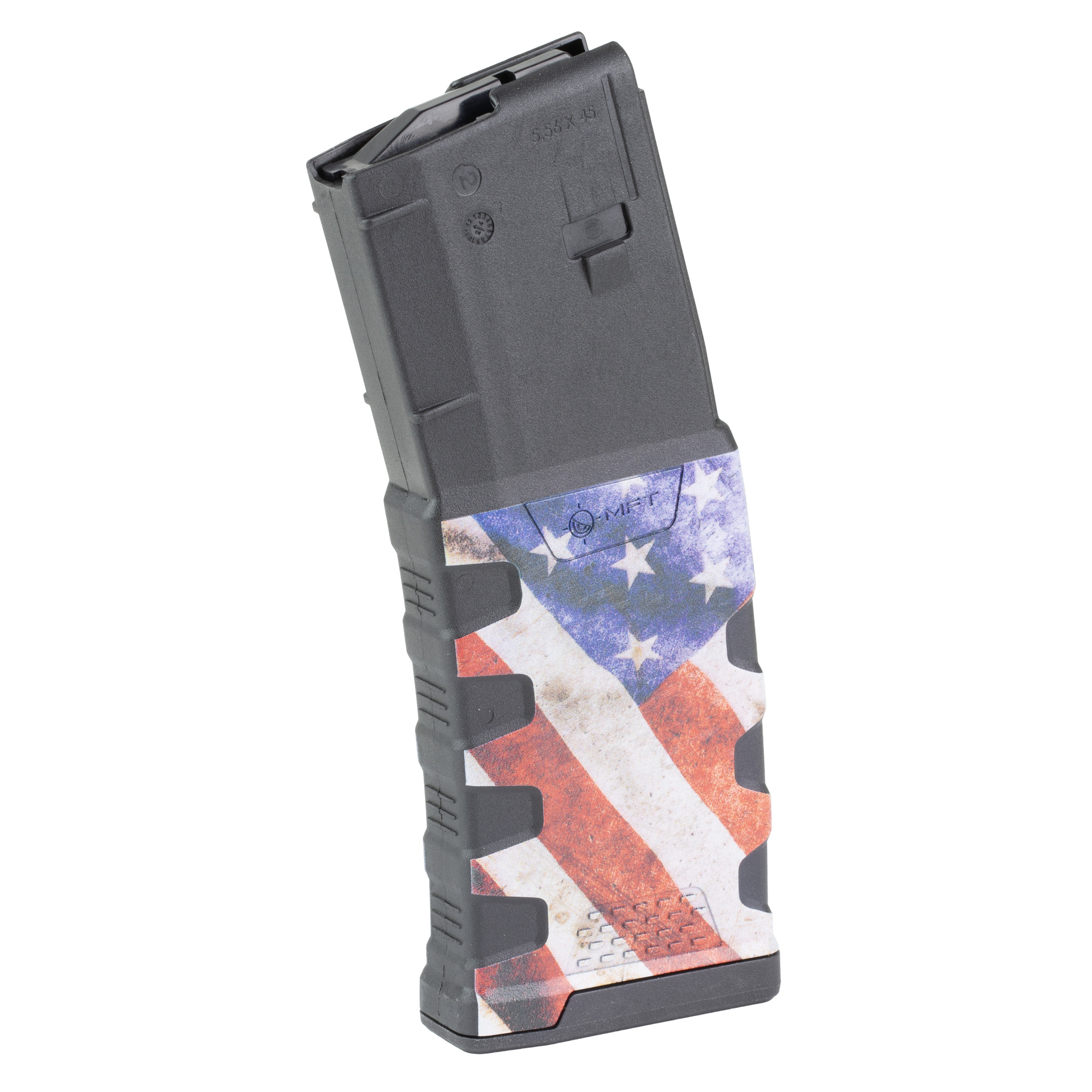 Mission First Tactical EXDPM556D-AFM1 AR-15 Mag 5.56 NATO 30-Rd Black Flag