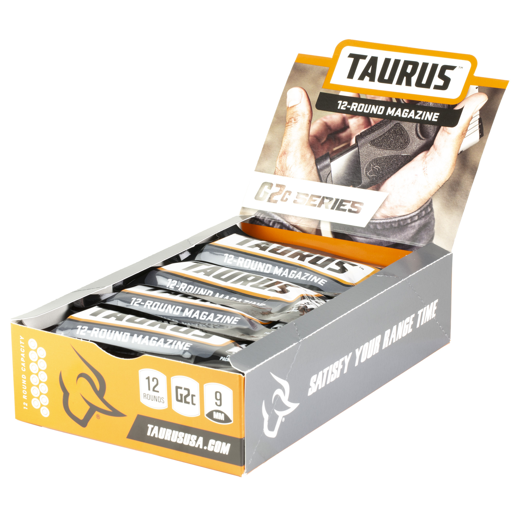 Taurus 389-0009-00 G2C Magazine Pop Display 12rd 9mm Luger Black Steel... - Taurus International Manufacturing, Inc. - 9MM