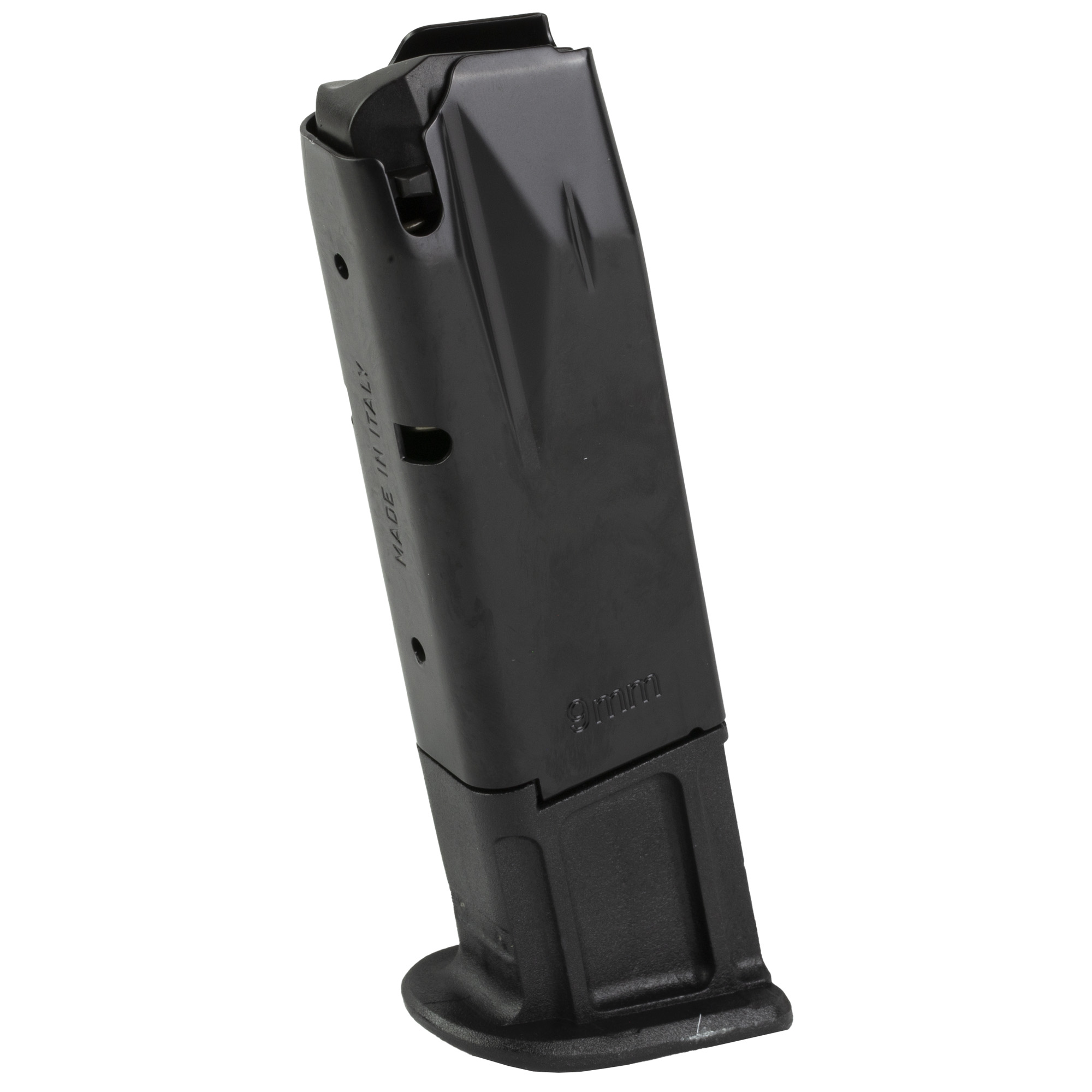 Walther Arms PDP Full Size 9mm Luger 10-Round Magazine, Durable Steel Body, Polymer Base Plate, Sleek Black Finish - Model 2856905