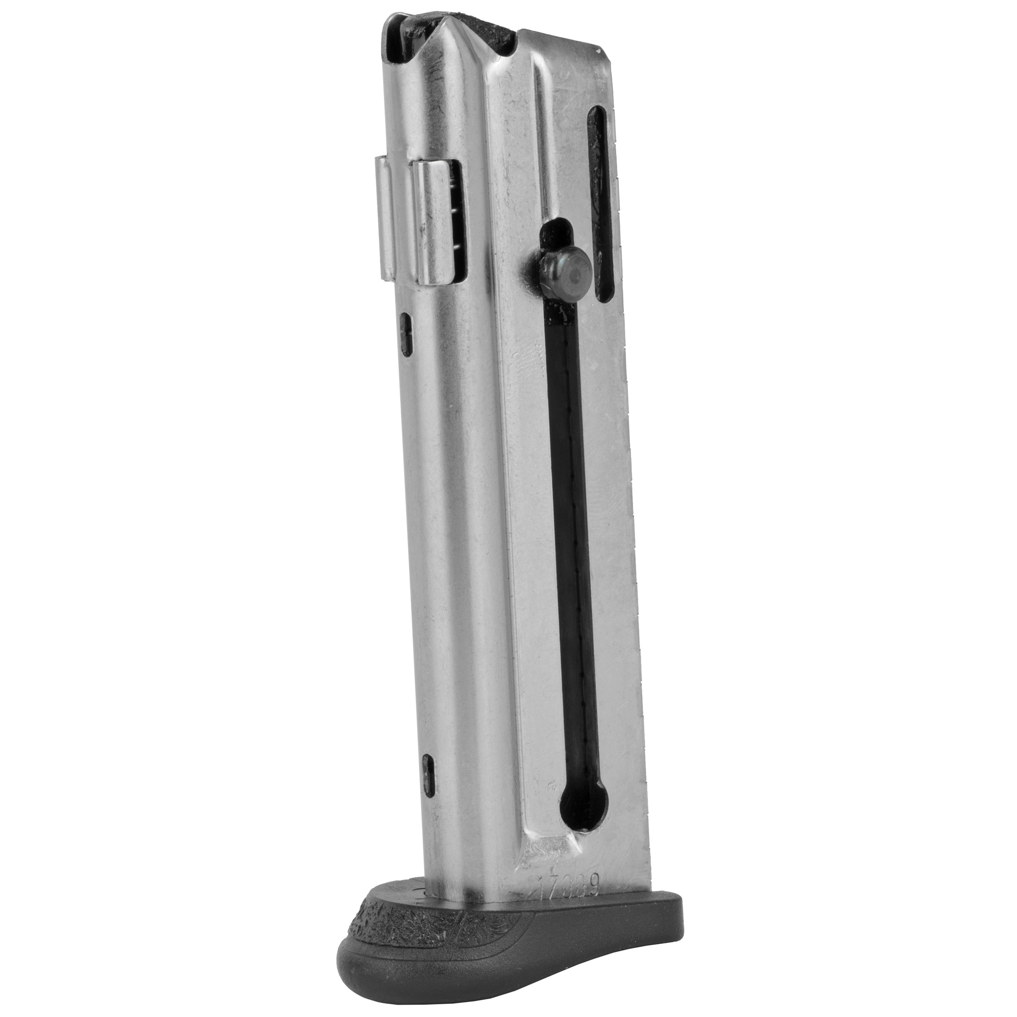 Walther P22Q 10-Round .22LR Magazine, Nickel Plated, Finger Rest Feature, Durable Steel Construction - Walther - 22 LR
