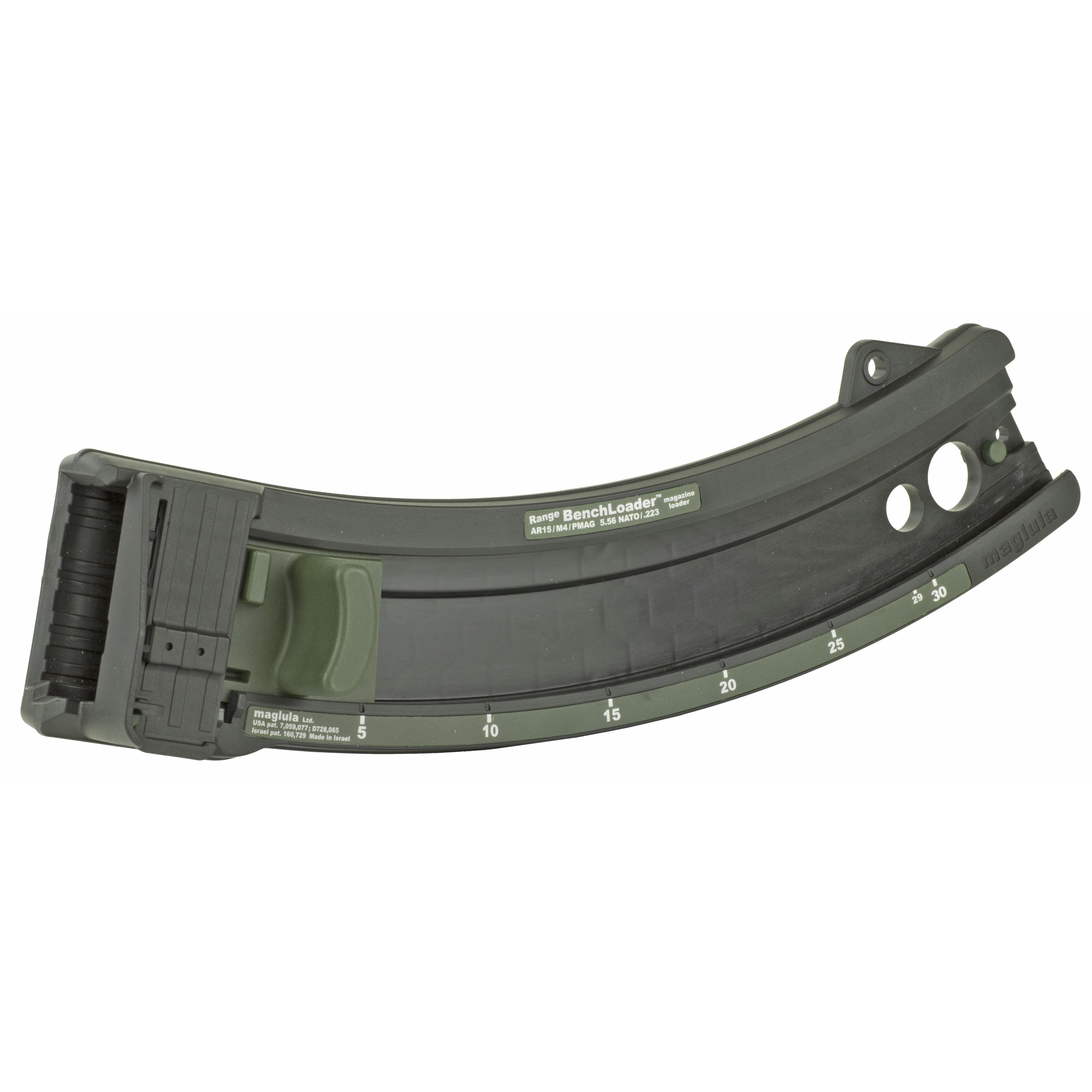 Maglula Range BenchLoader AR-15/M4 .223 Rem/5.56 Polymer Magazine Loader Black - MAGLULA - 22 Caliber