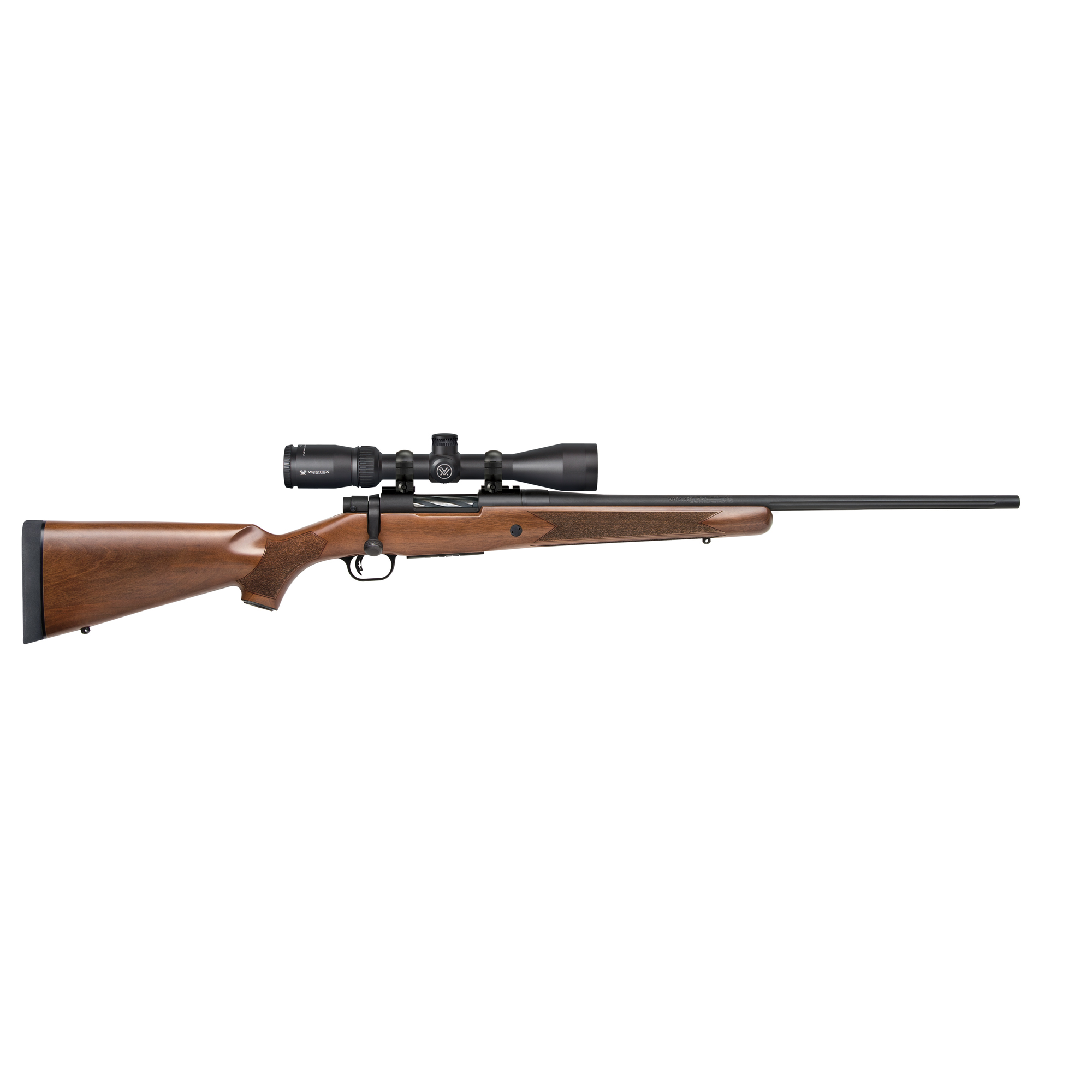 Mossberg Patriot Vortex Combo 243 Win 22 in Blued Walnut 5rd Bolt Action